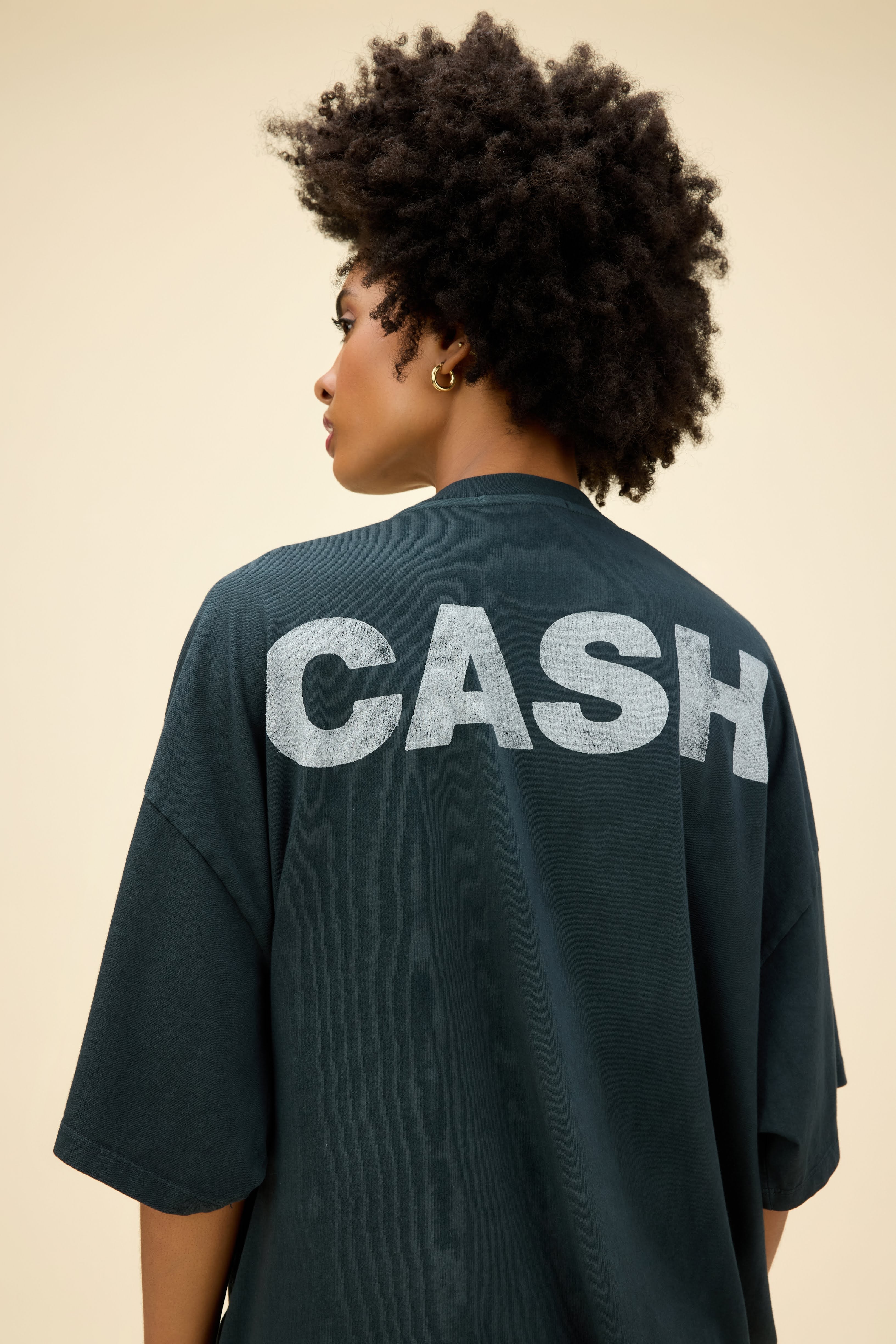Johnny Cash Silhouette OS Tee | Daydreamer