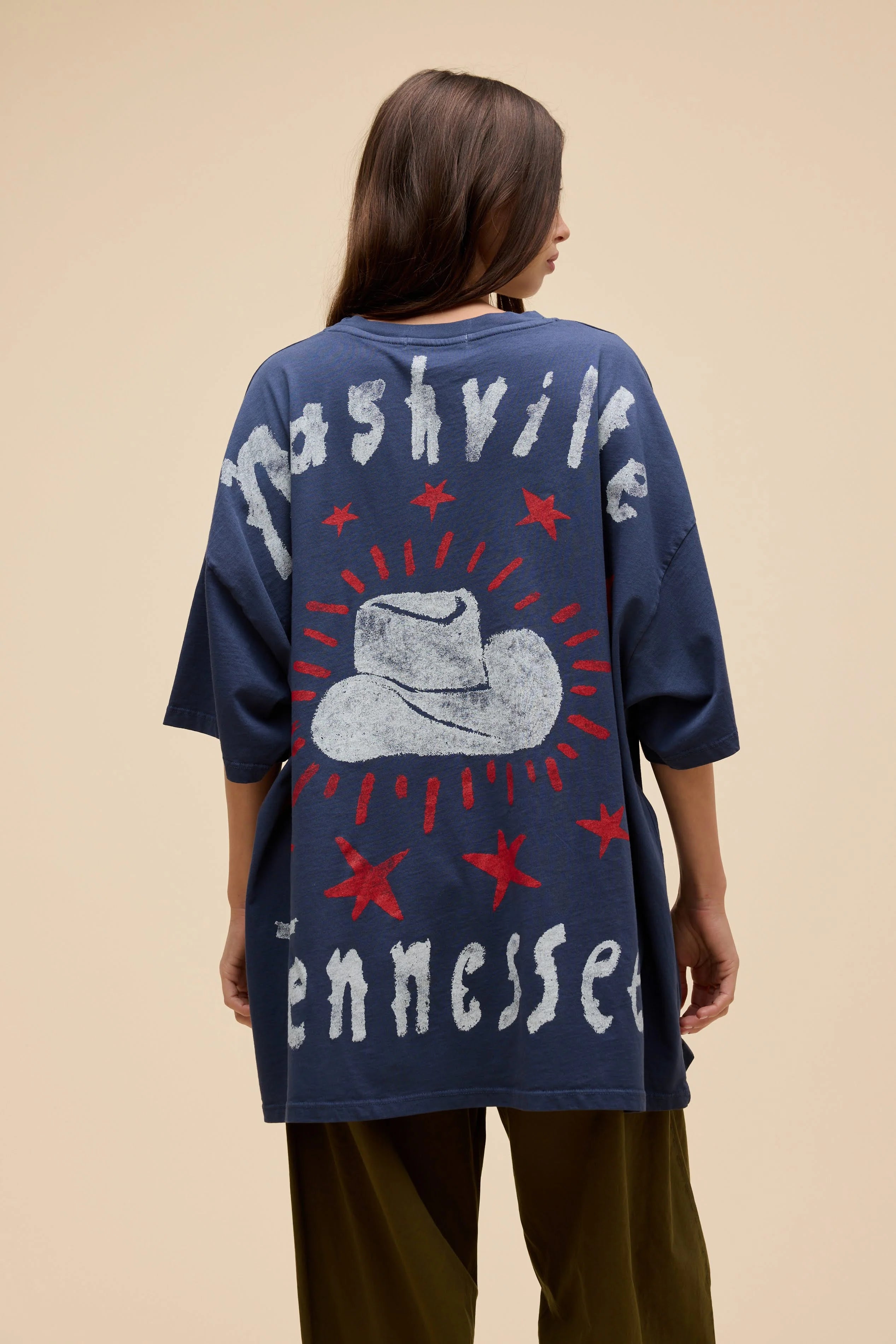 Johnny Cash Doodles OS Tee | Daydreamer