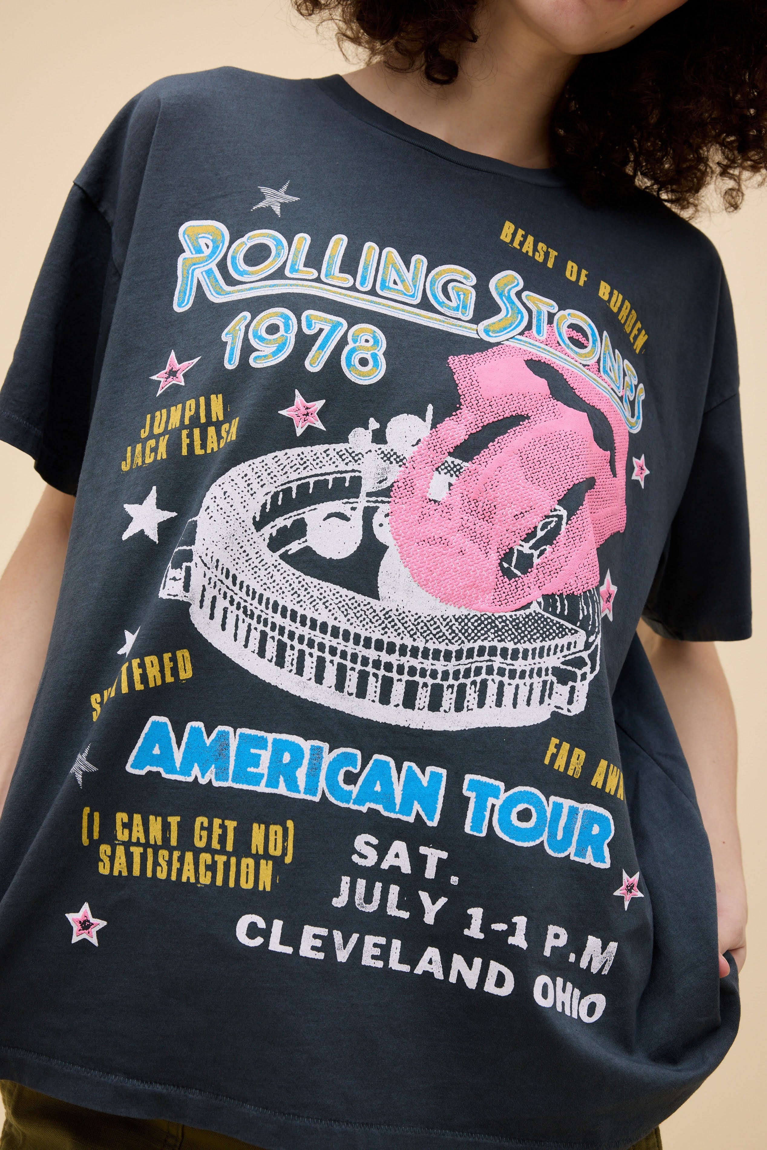Rolling Stones 1978 American Tour Merch Tee | Daydreamer