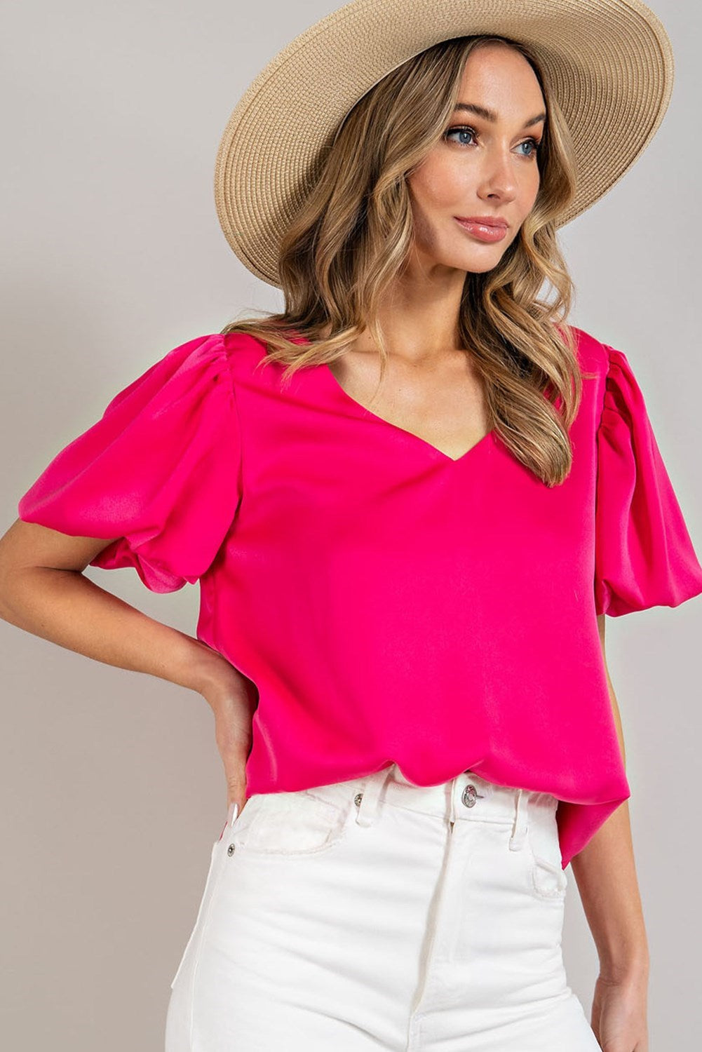 Hot Pink Lilly Blouse