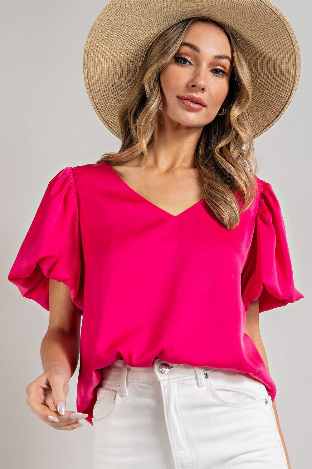 Hot Pink Lilly Blouse