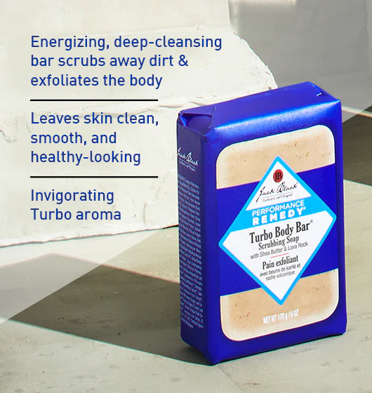 Turbo Body Bar Scrubbing Soap | Jack Black