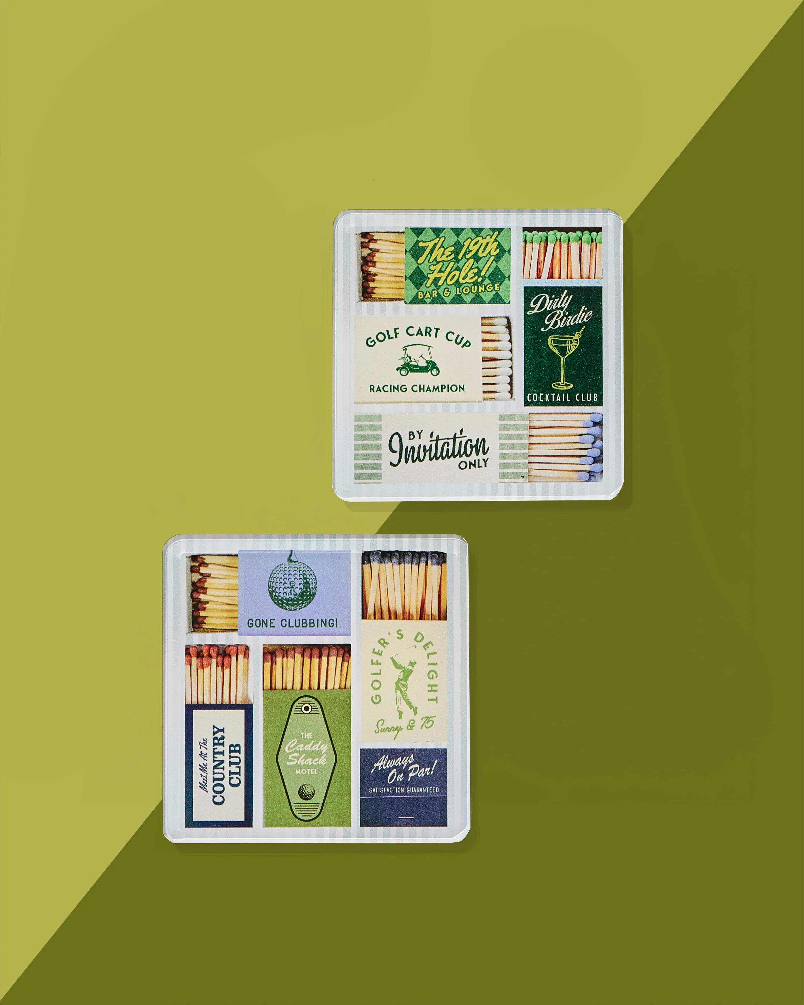 Golf Matchbook Coasters | Tart by Taylor