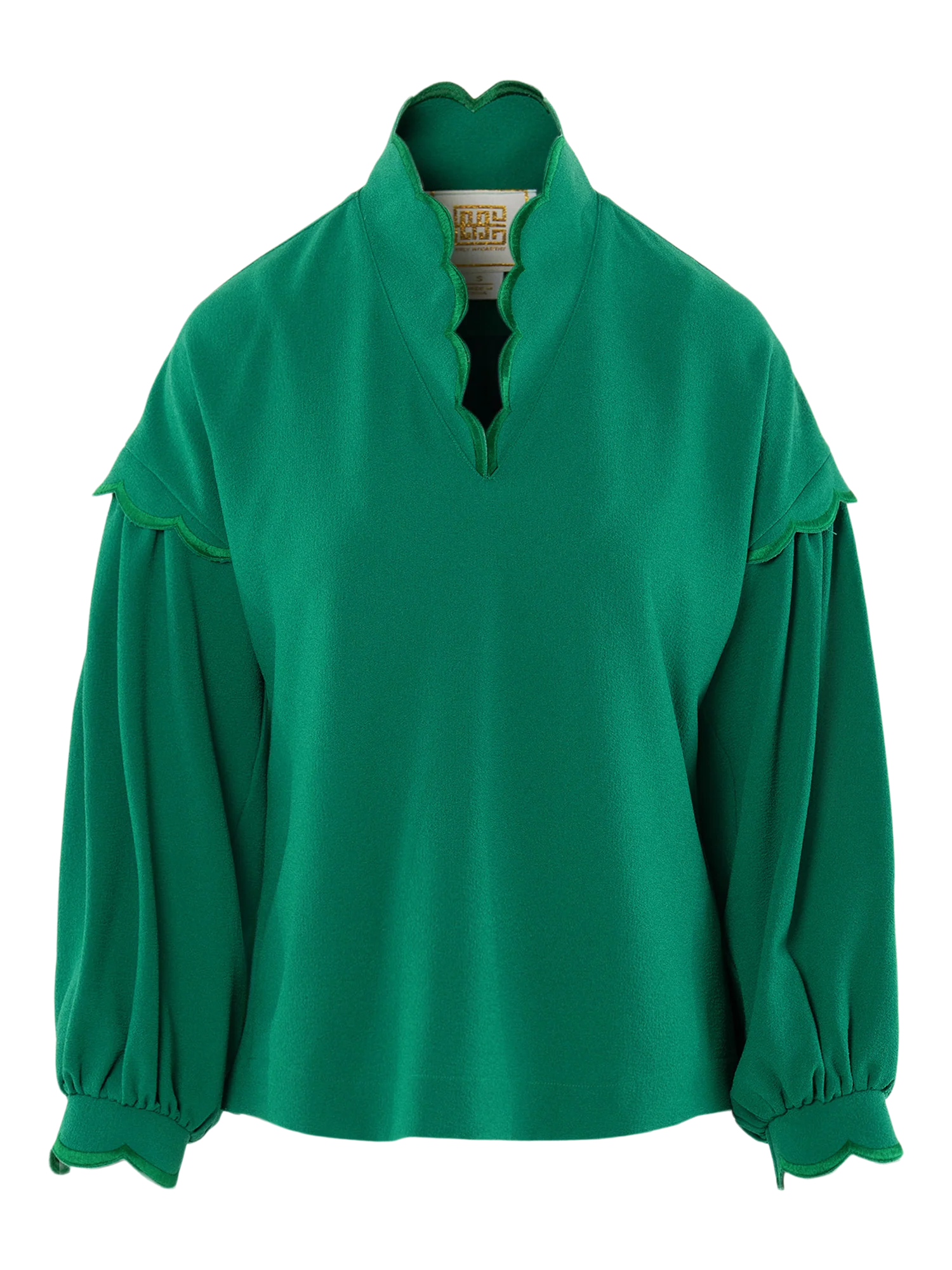Orchid Top - Green Jacket | Emily McCarthy
