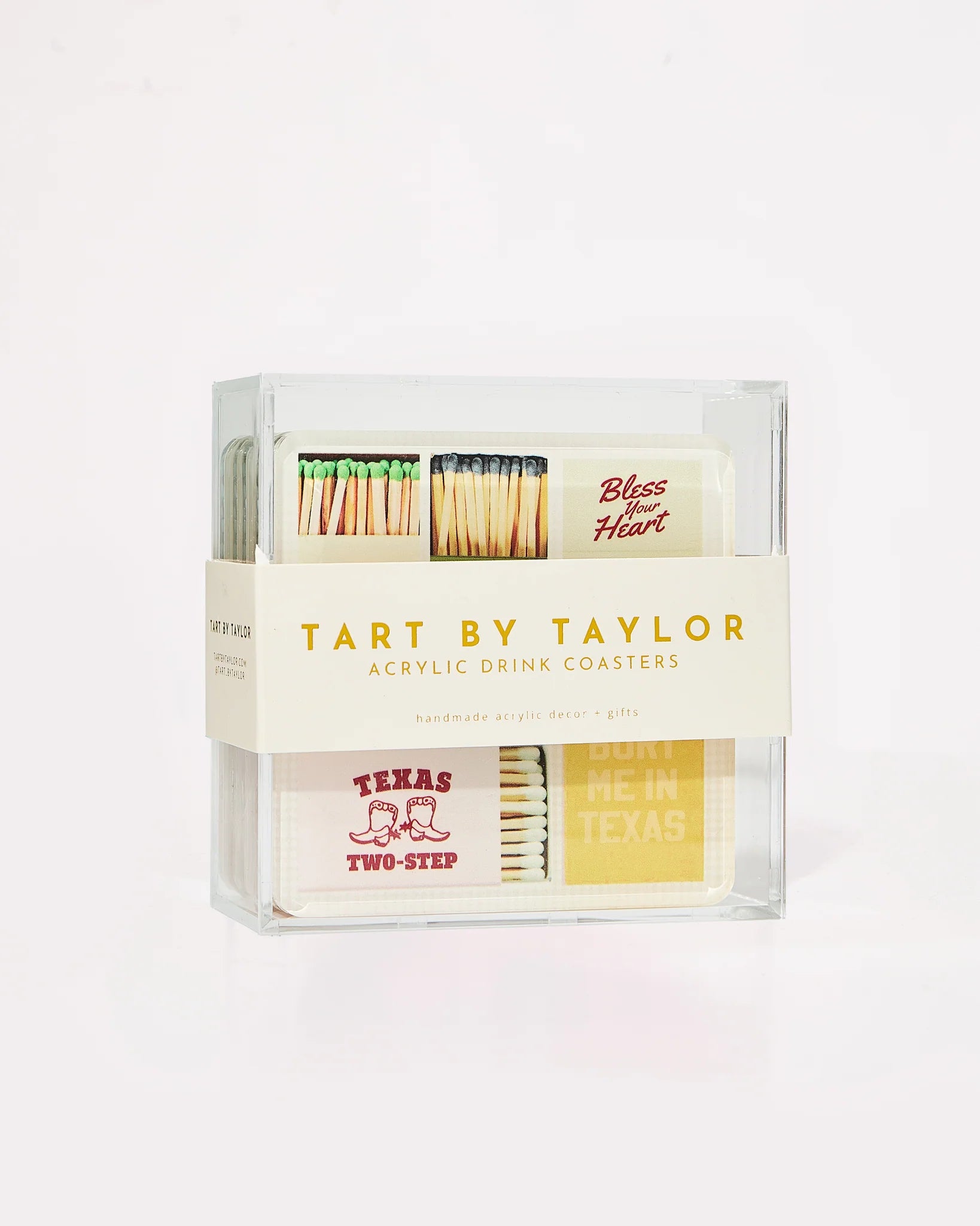 Texas Matchbook Coasters | Tart by Taylor