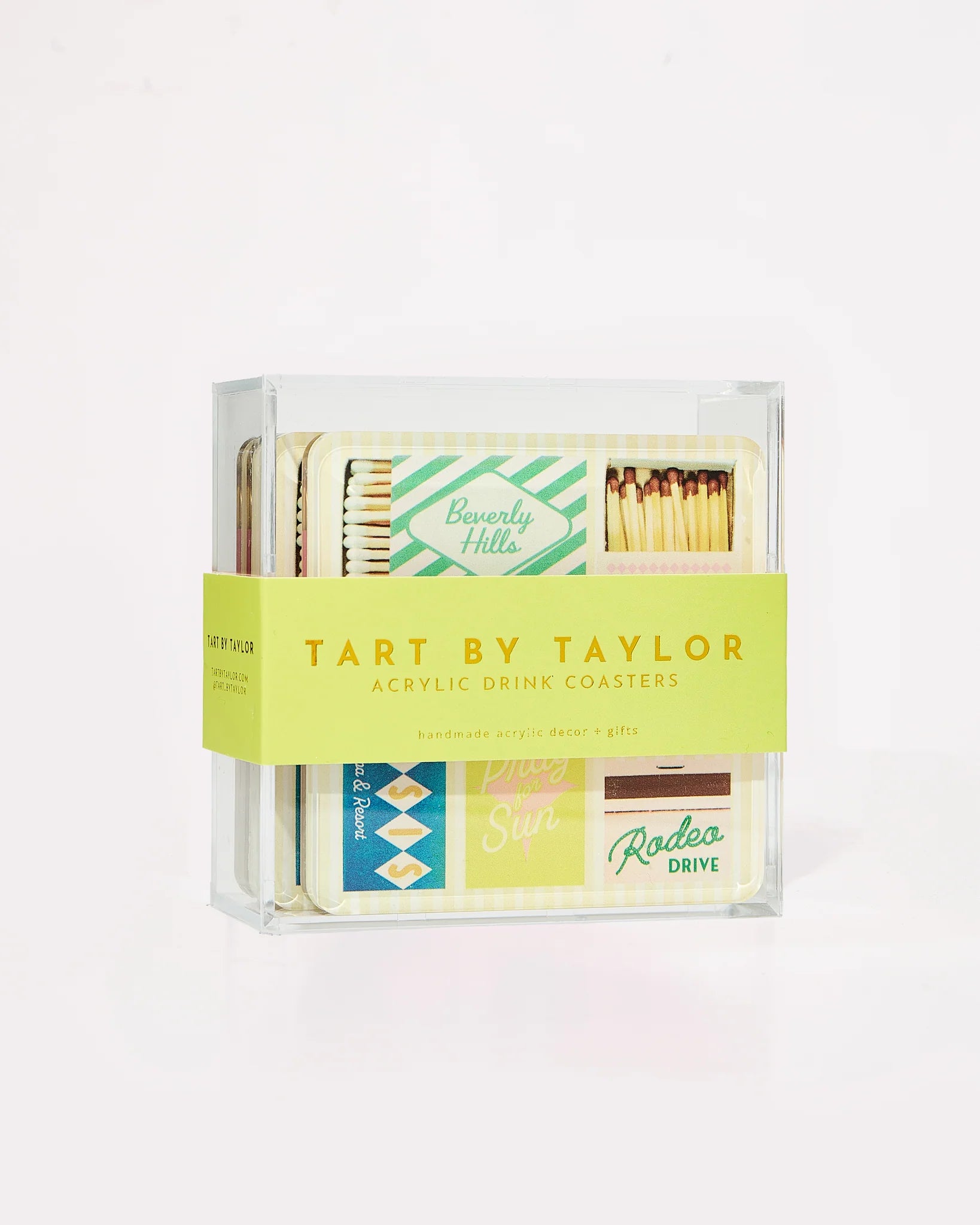 California Matchbook Coasters | Tart by Taylor