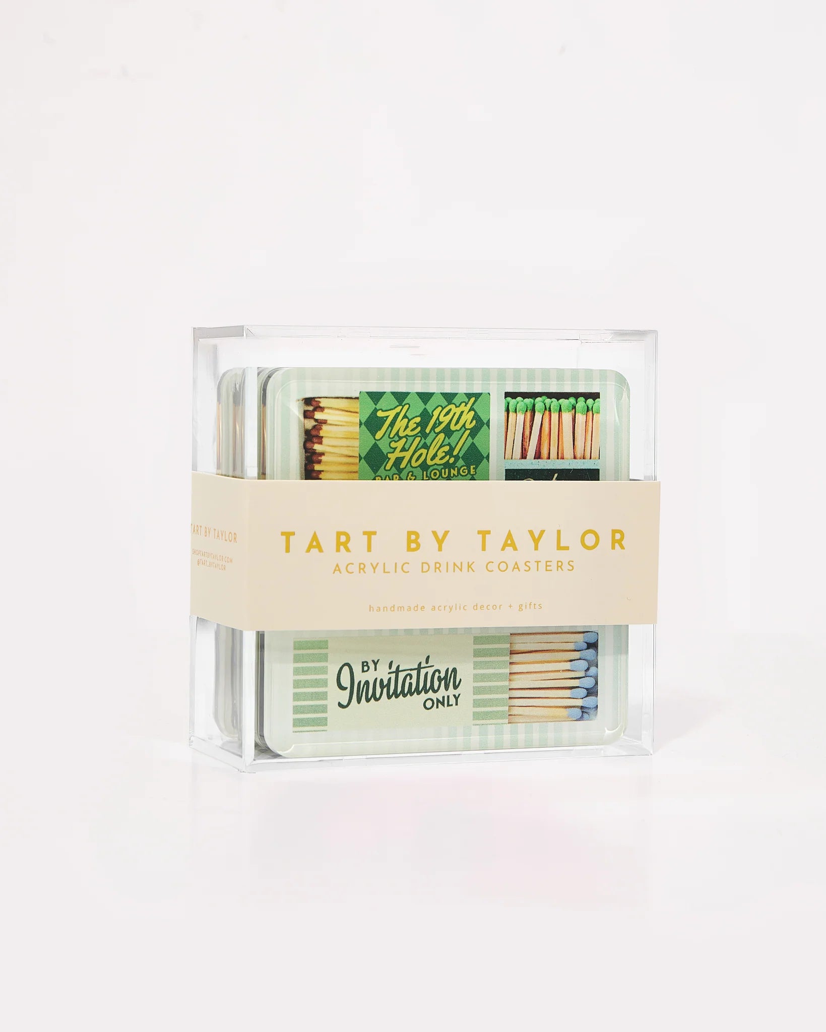 Golf Matchbook Coasters | Tart by Taylor