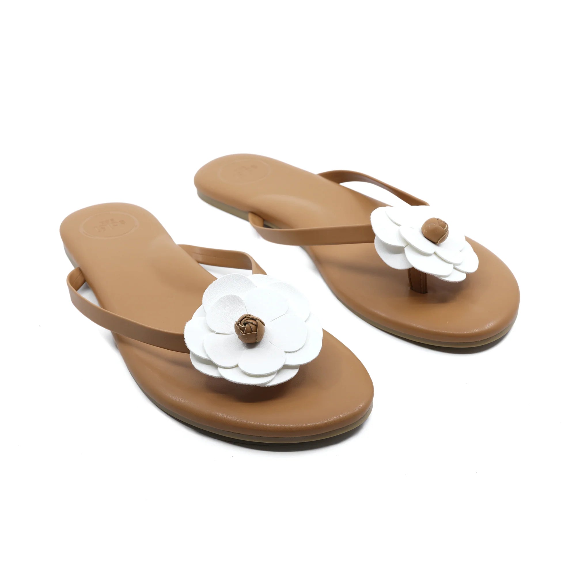 Valentina Sandal - Saddle & White | Solei Sea