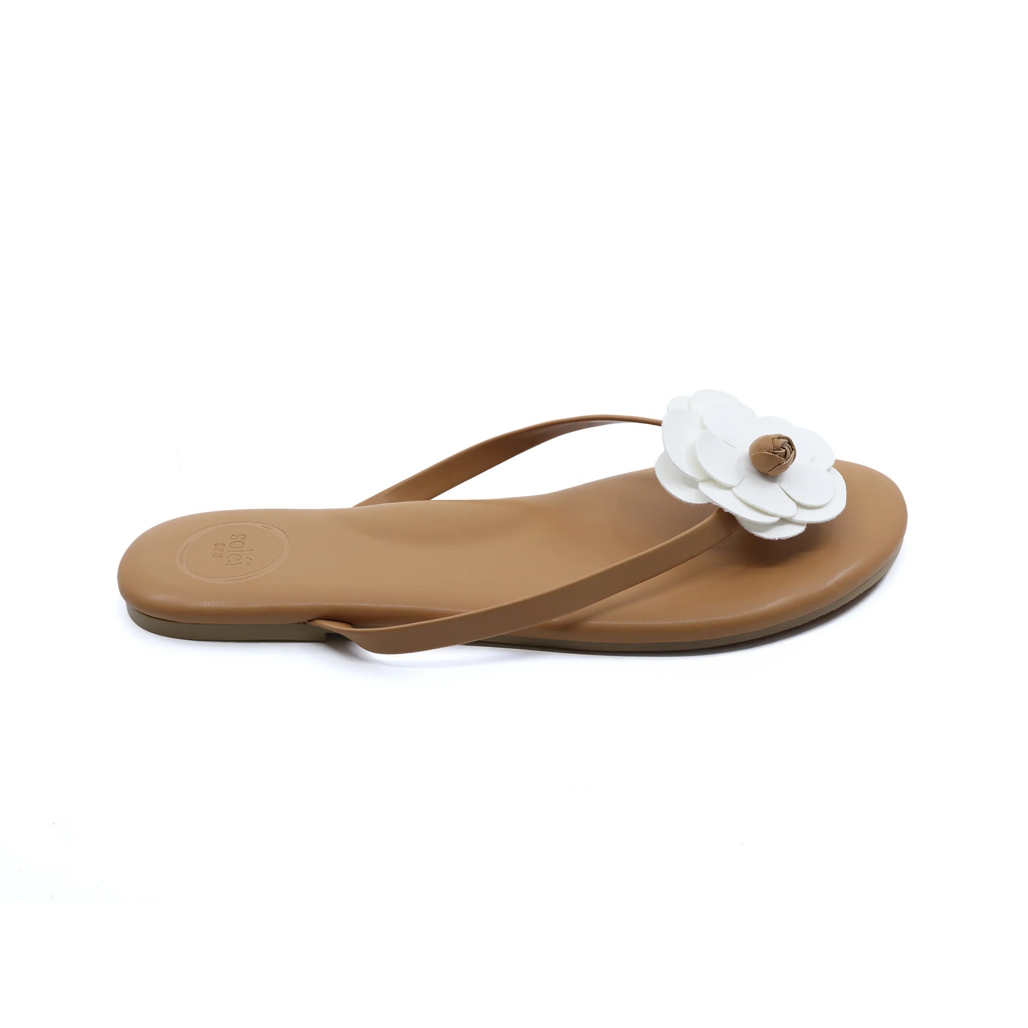 Valentina Sandal - Saddle & White | Solei Sea