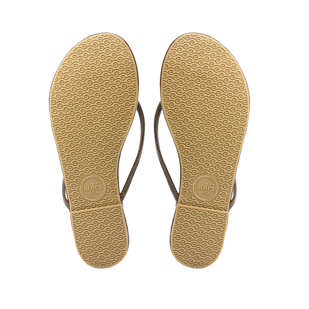 Vivie Stitch Stap Sandal - Tobacco Patent | Soléi Sea