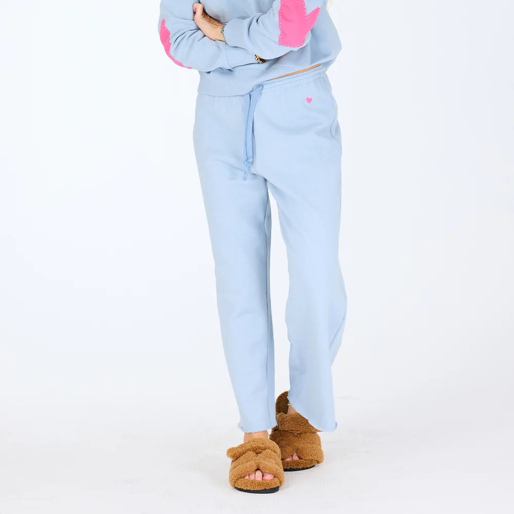 Weekend Barb Sweatpant - Slate Blue | Kerri Rosenthal