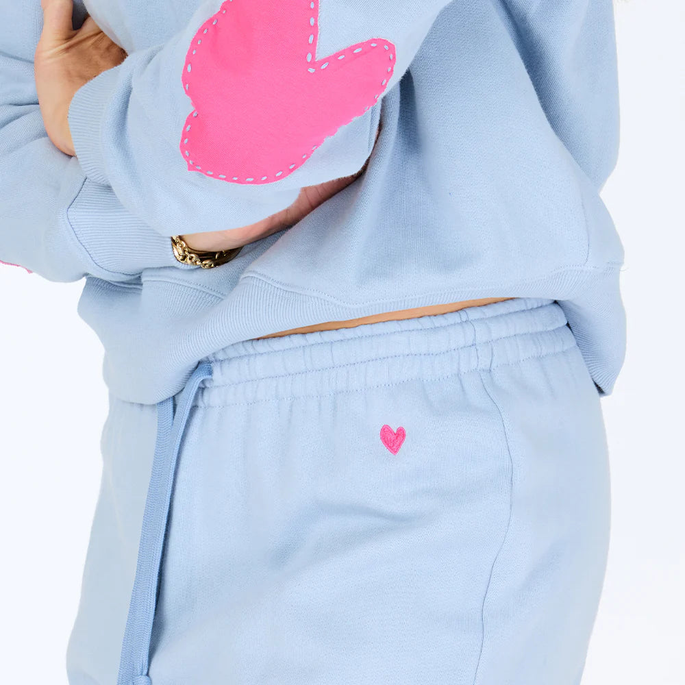Weekend Barb Sweatpant - Slate Blue | Kerri Rosenthal