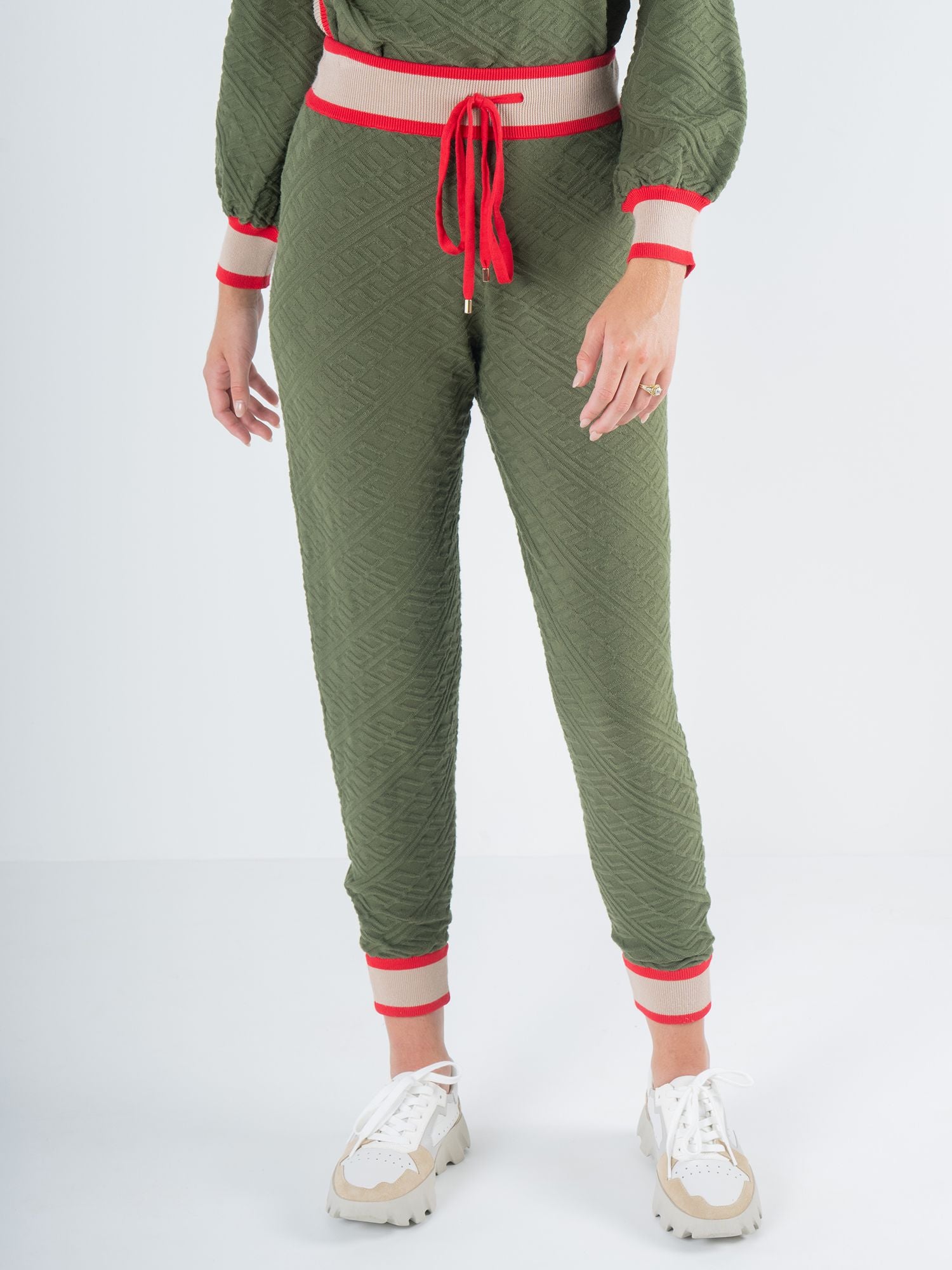 Downtown Jogger - Olive Night Monogram | Emily McCarthy