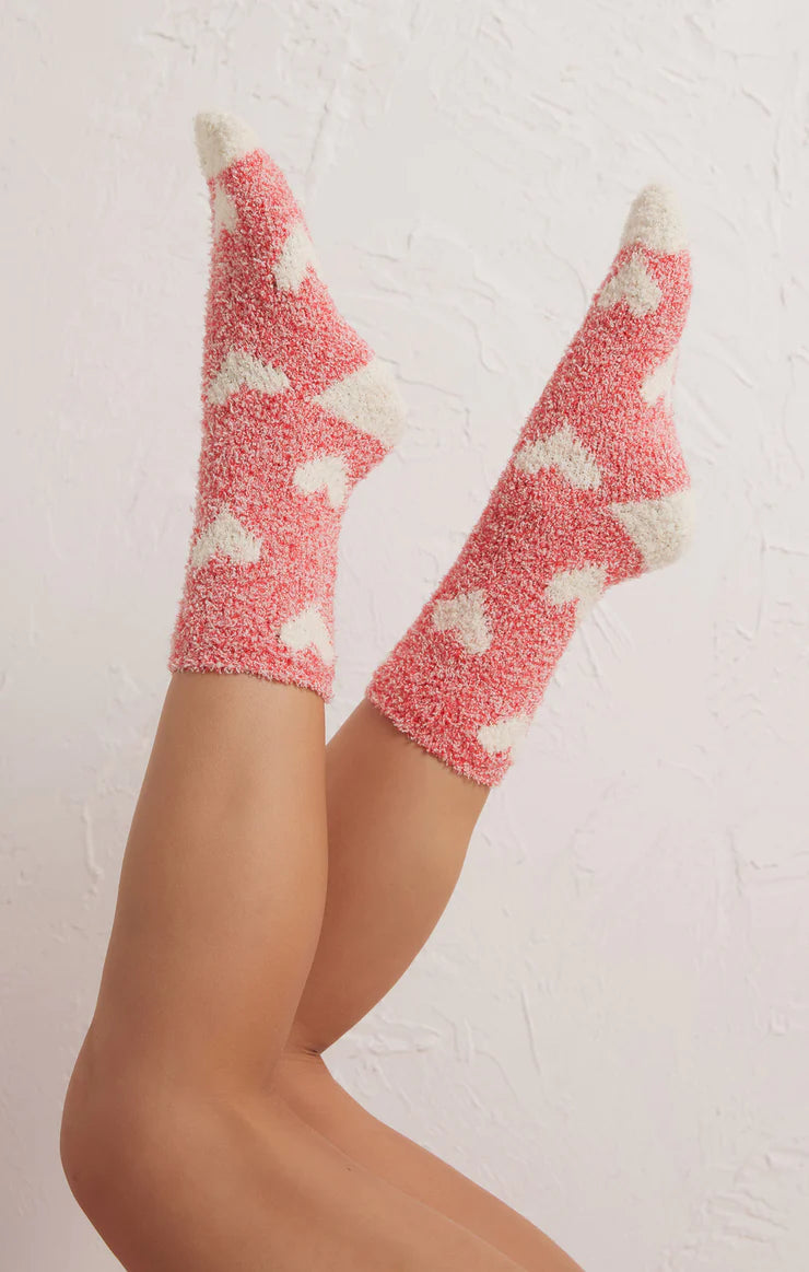 2- Pack Plush Heart Socks | Z Supply