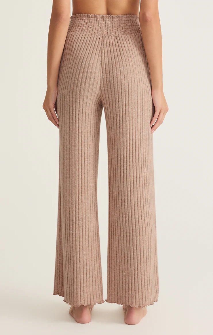 Dawn Smocked Rib Pant - Iced Coffee | Z Supply