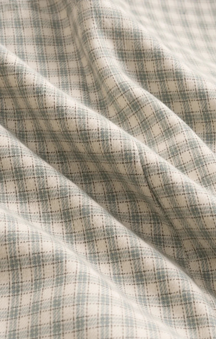 River Plaid Button Up - Emerald Cove | Z Supply