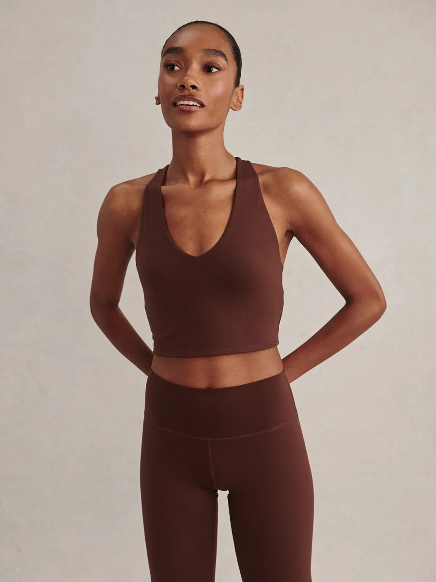 Always Burke Cropped Tank - Mahogany | Varley