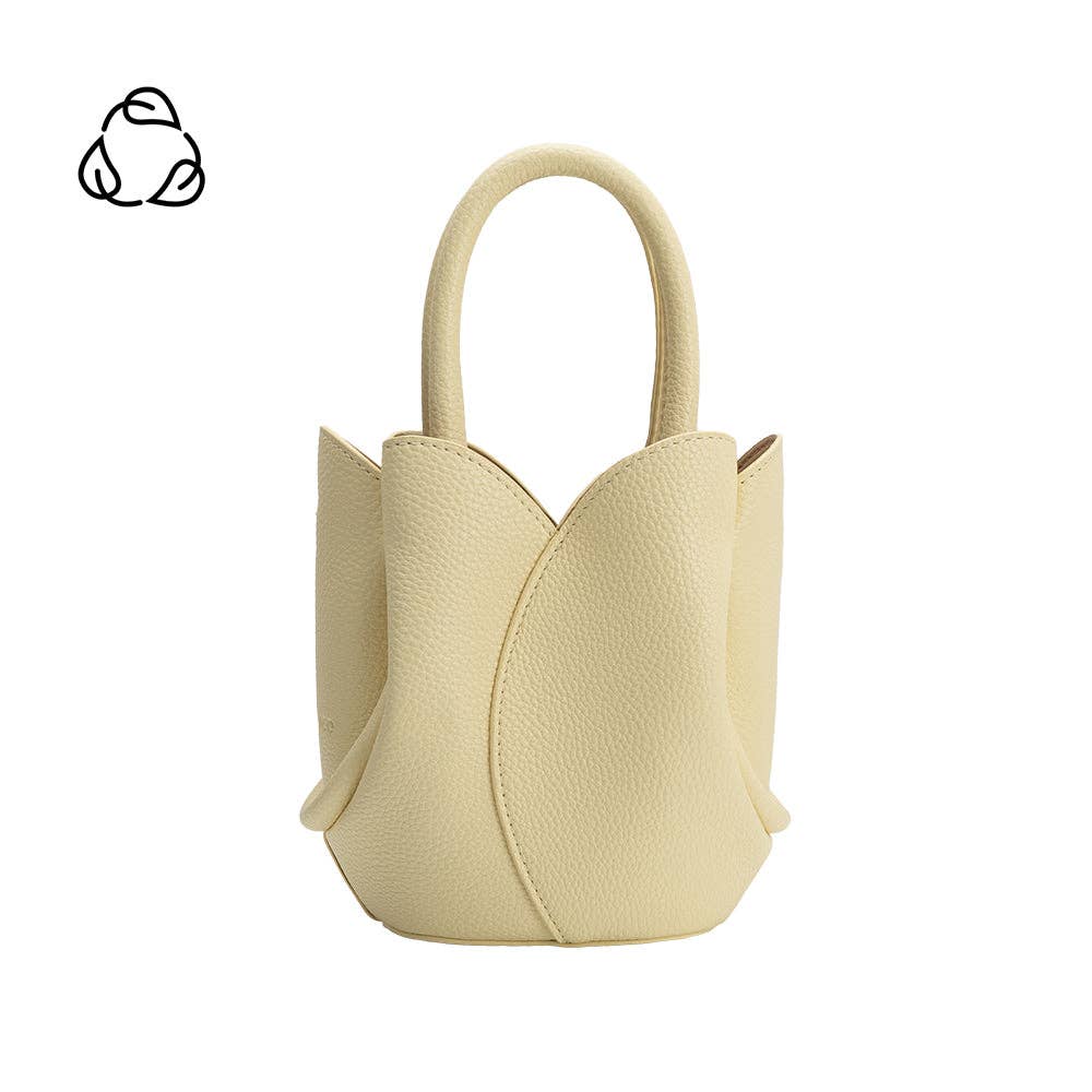 Tulip Mini Vegan Leather Top Handle Bag