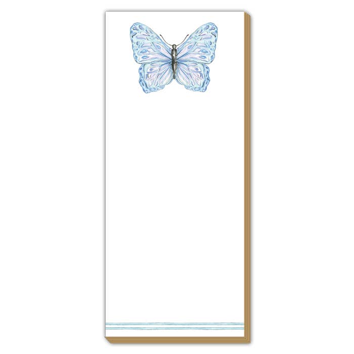 Handpainted Blue Butterfly - Luxe Skinny Pad