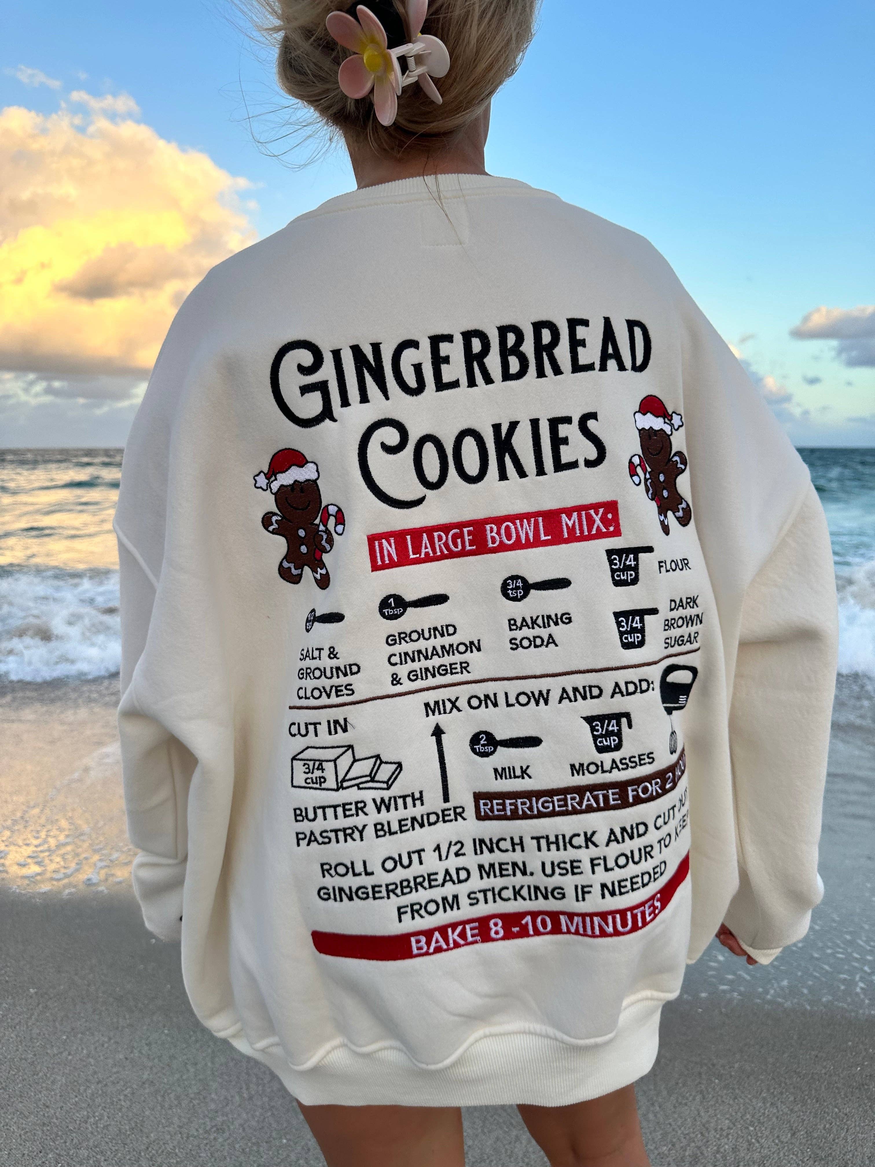 Gingerbread Recipe Sweatshirt