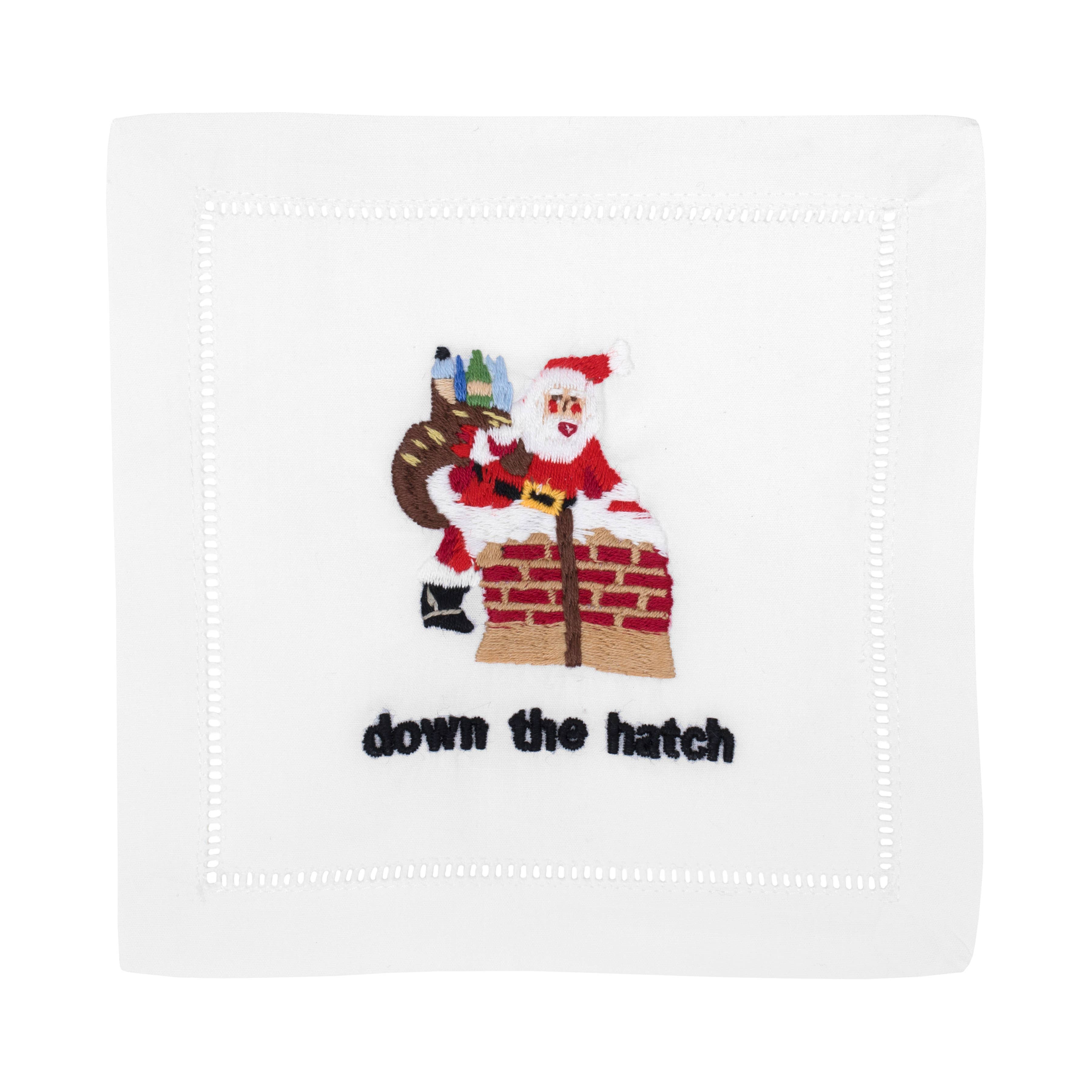 Down the Hatch Cocktail Napkins (Set of 4)