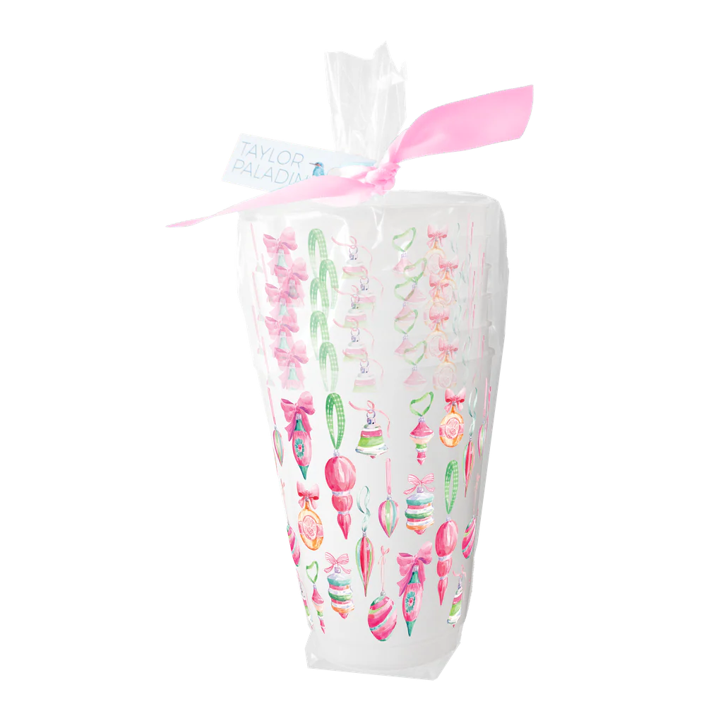 Vintage Ornaments Frosted Cups | Taylor Paladino