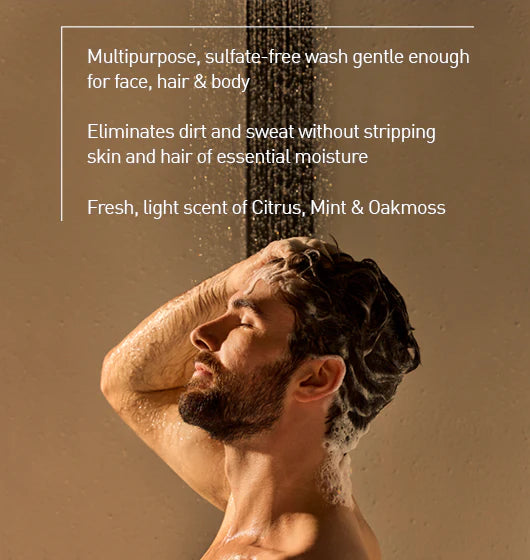 All-Over Wash for Face, Hair & Body | Jack Black