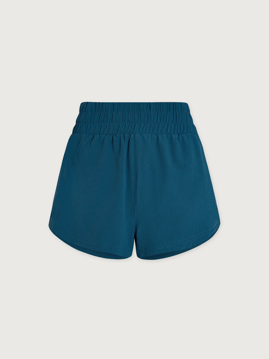 Kallin Piped Running Short (3") - Mallard Blue | Varley
