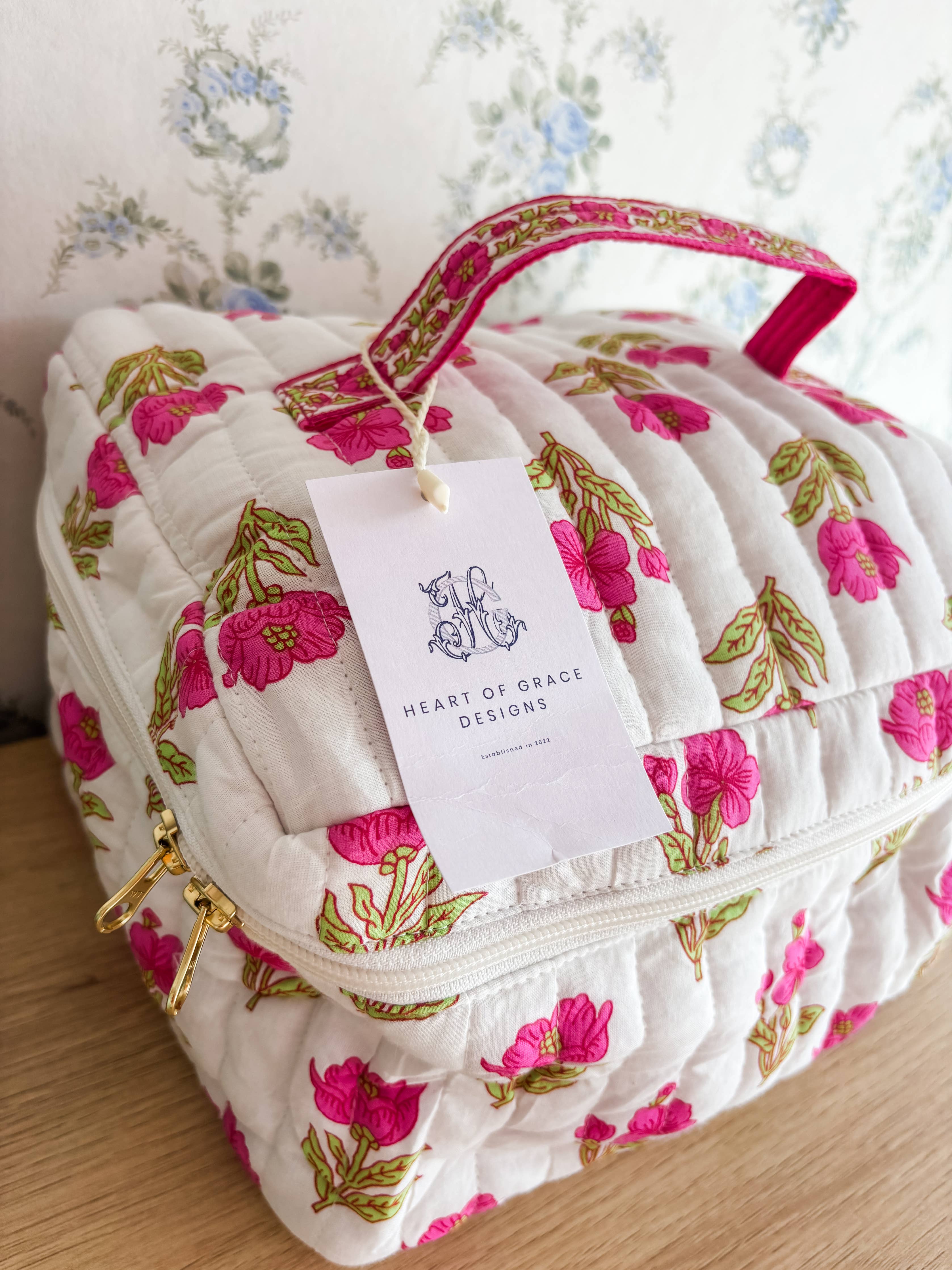 Magnolia Luxe | Quilted Cosmetic Bags