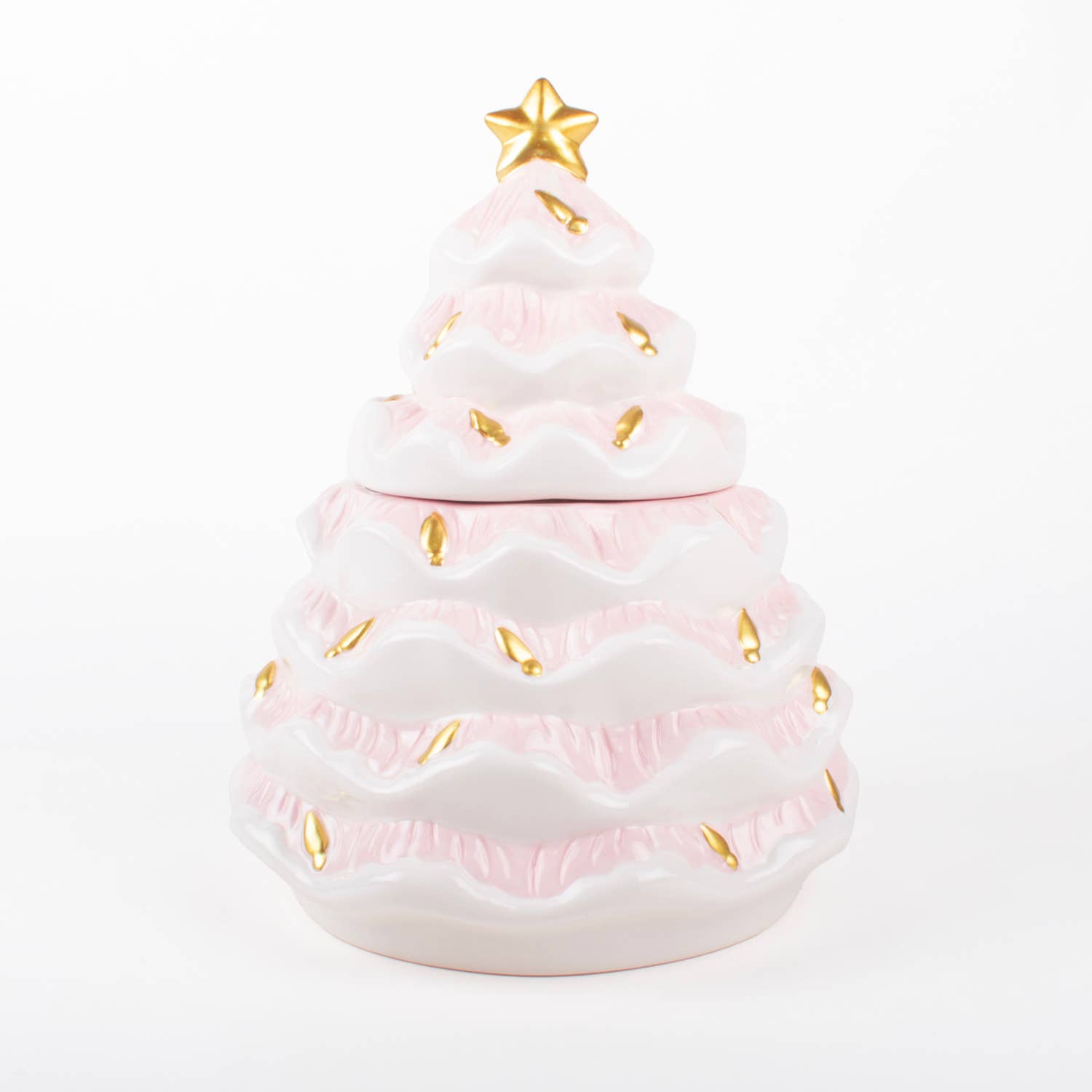 Pink Tree Cookie Jar