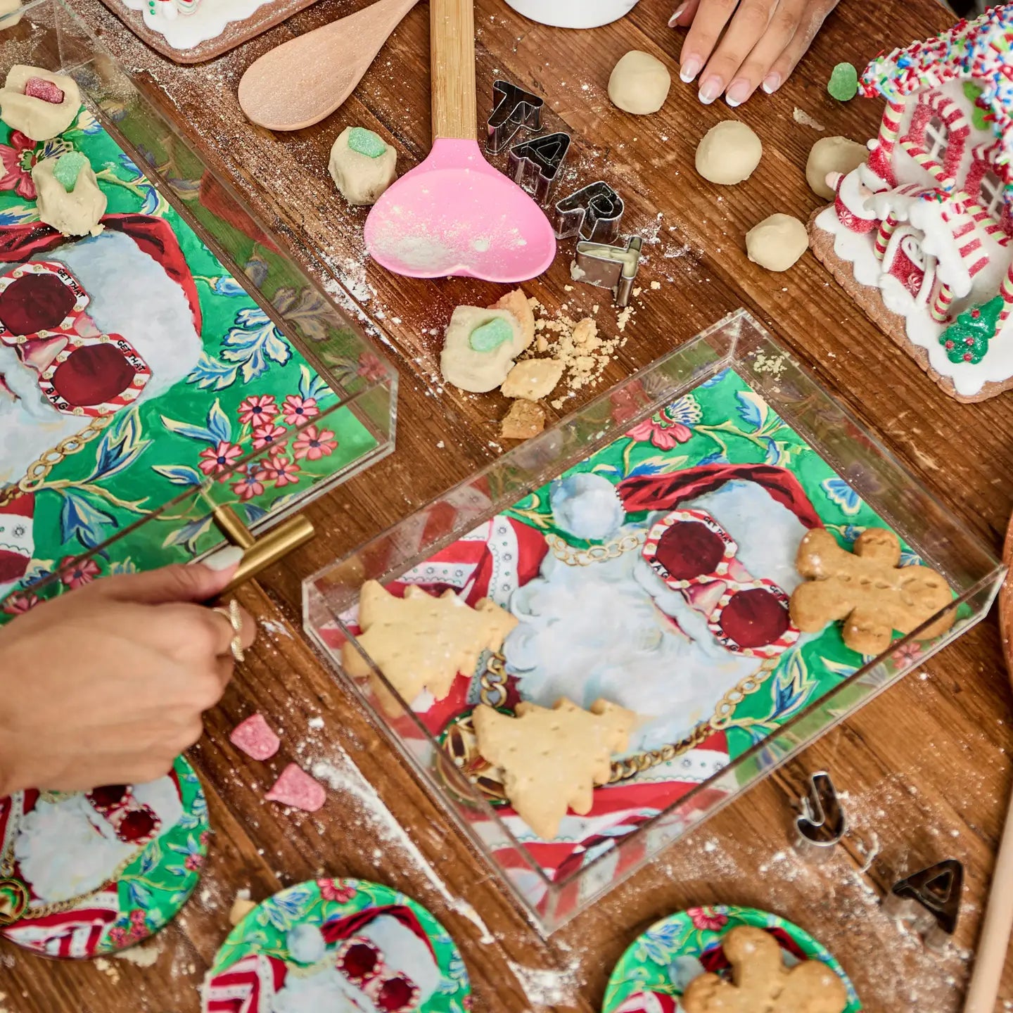 Swanky Santa Small Acrylic Tray | Tart By Taylor