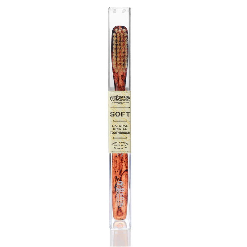 Natural Bristle Toothbrush - Soft Tortoise | C.O. Bigelow