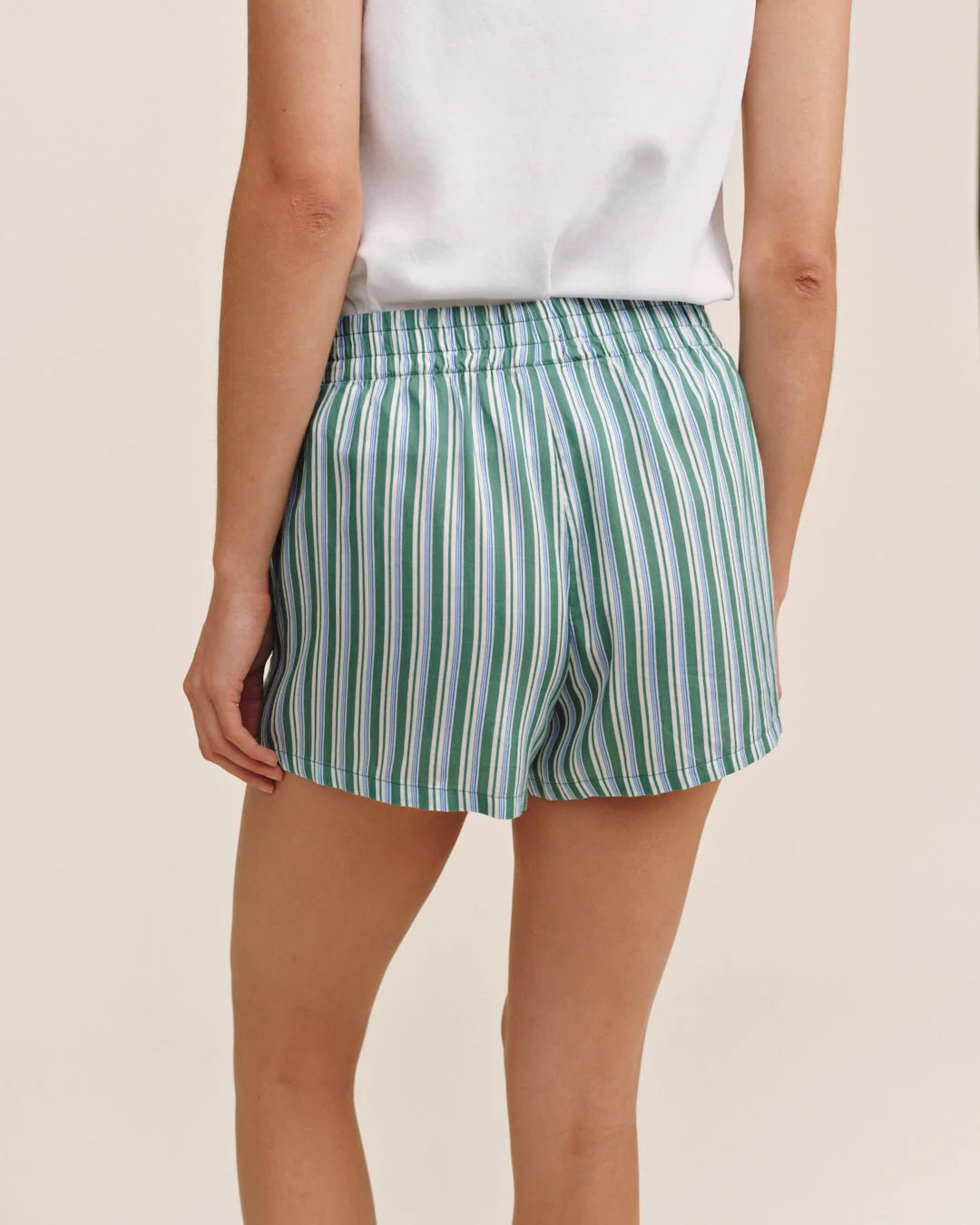 Boxer Short - Emerald Surf Stripe | Bella Dahl
