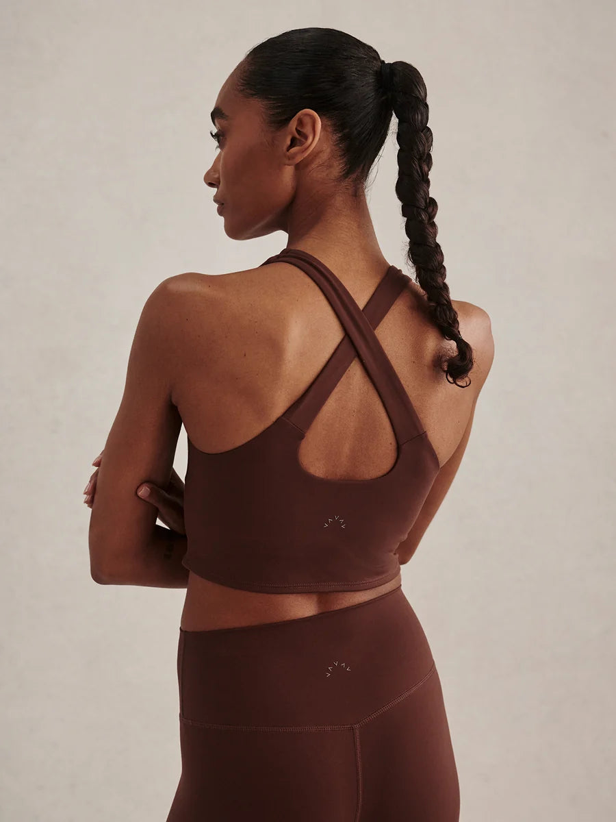 Always Burke Cropped Tank - Mahogany | Varley