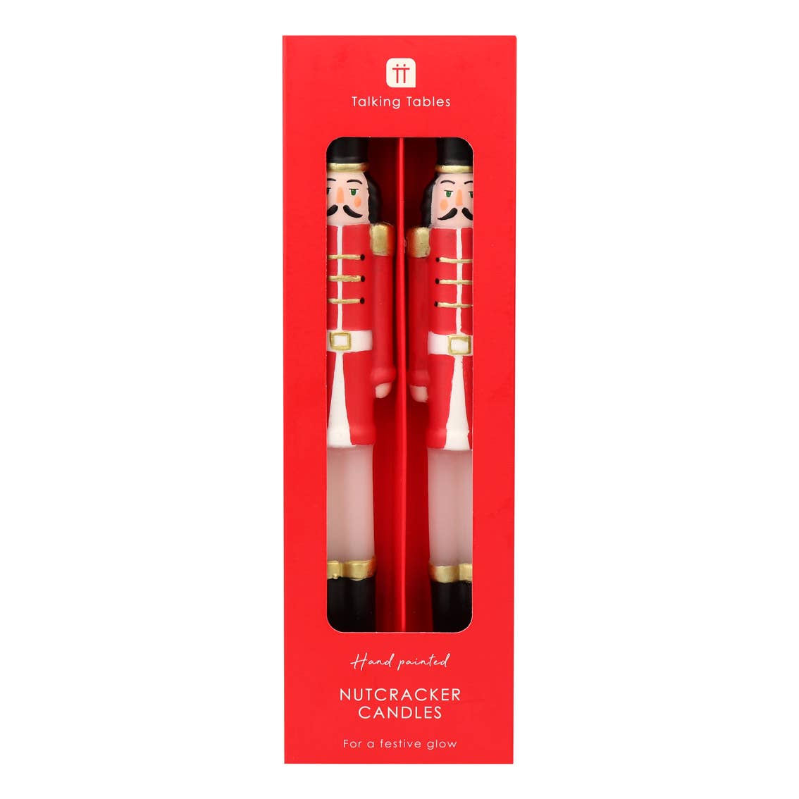 Nutcracker Christmas Candles (2 Pack)