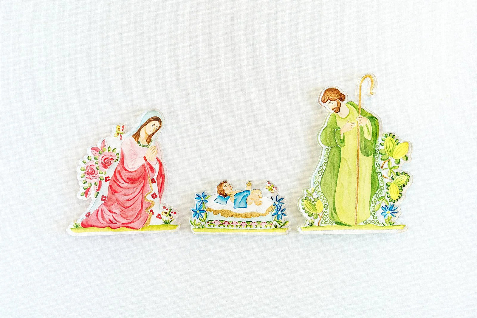 Acrylic Nativity Set - Holy Family | Catherine Cartie