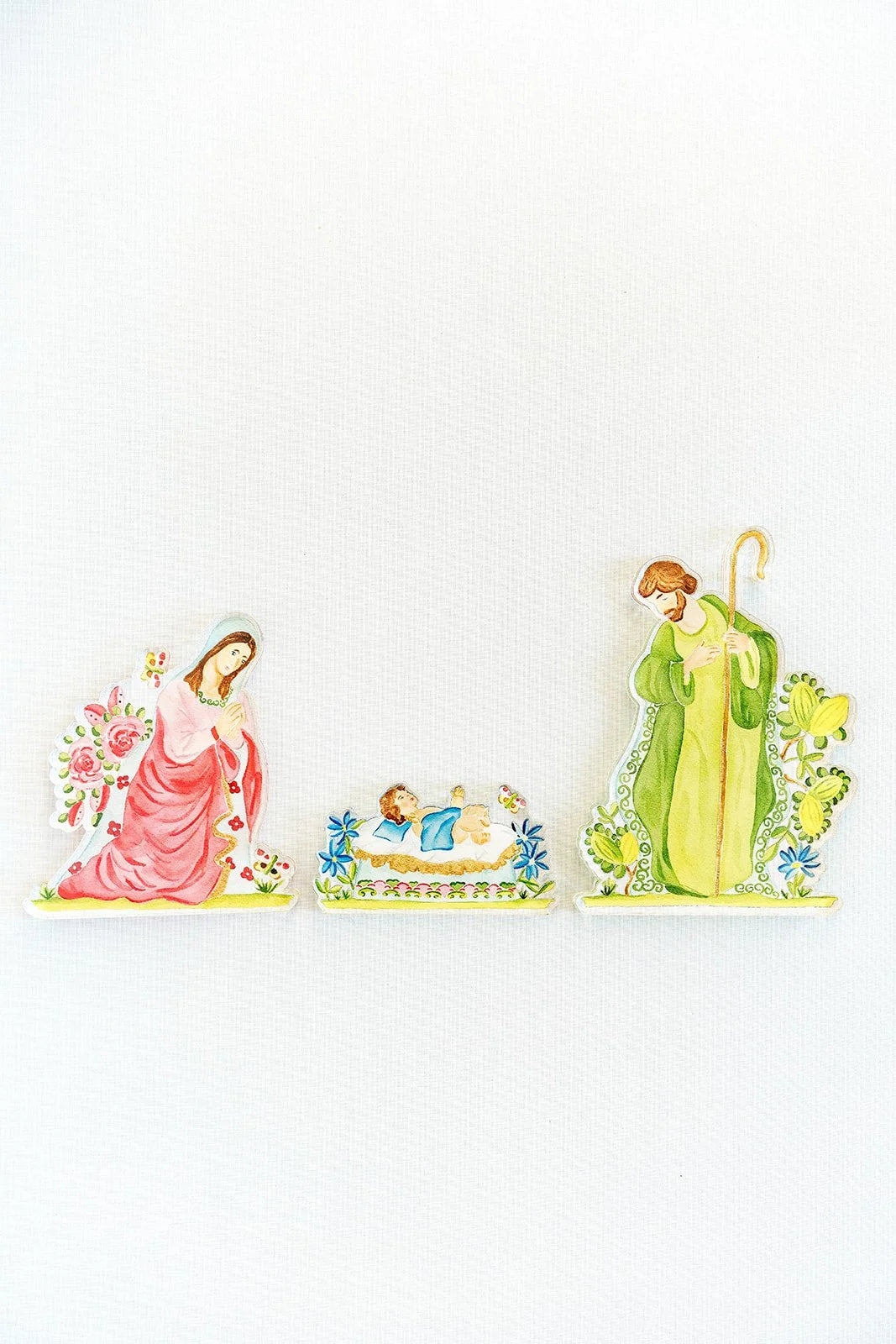 Acrylic Nativity Set - Holy Family | Catherine Cartie