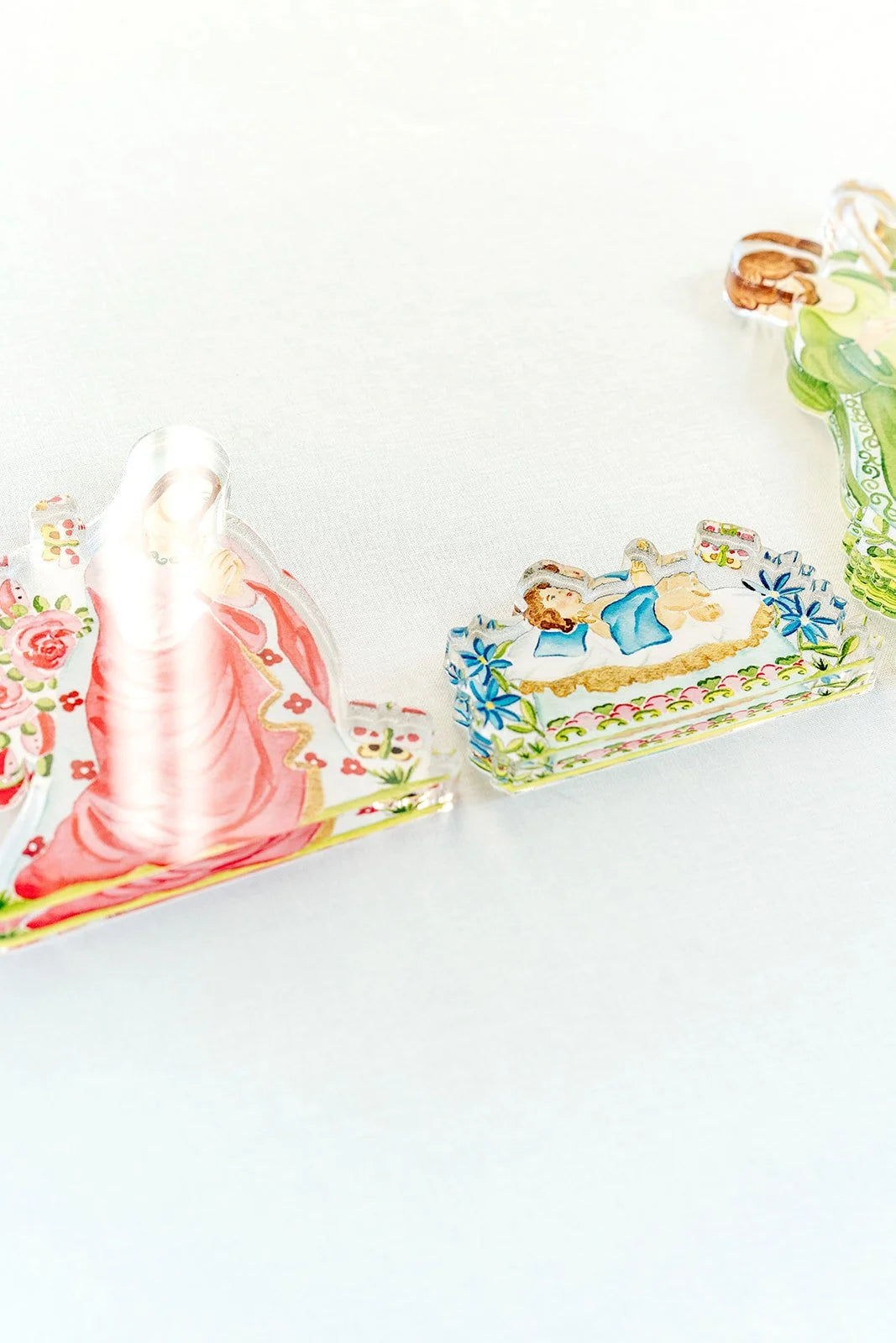 Acrylic Nativity Set - Holy Family | Catherine Cartie