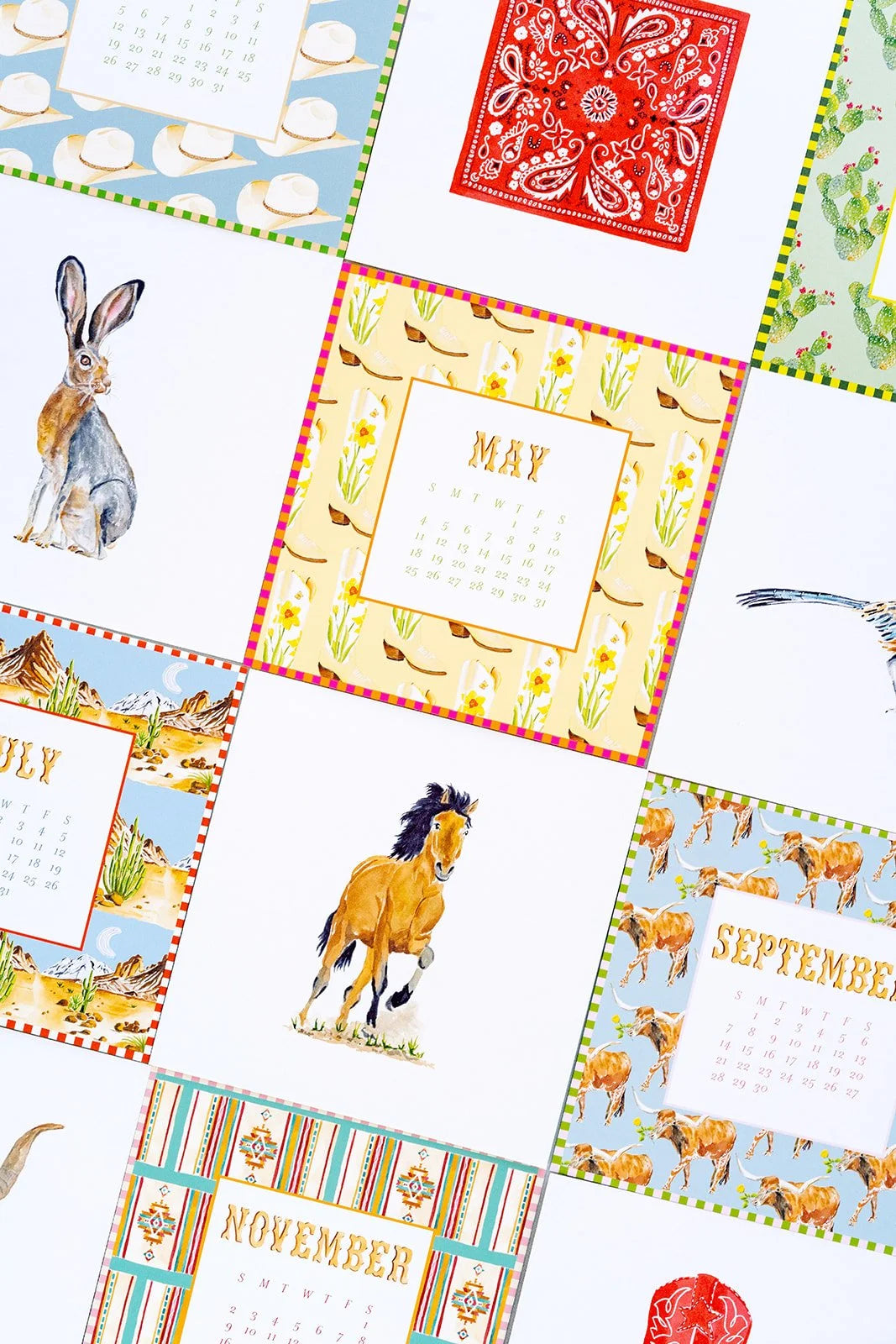2026 Western Calendar (With Easel) | Catherine Cartie