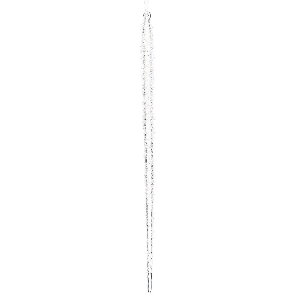 15.5" Beaded Glass Icicle Ornament