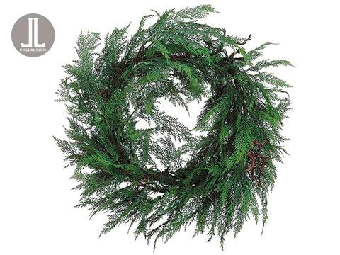 28" Cedar Twig Wreath