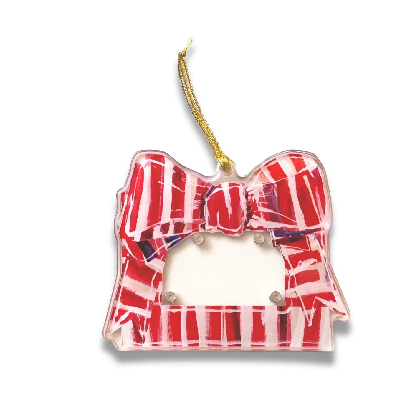 Christmas Bow Frame Ornament | Lauren Dunn