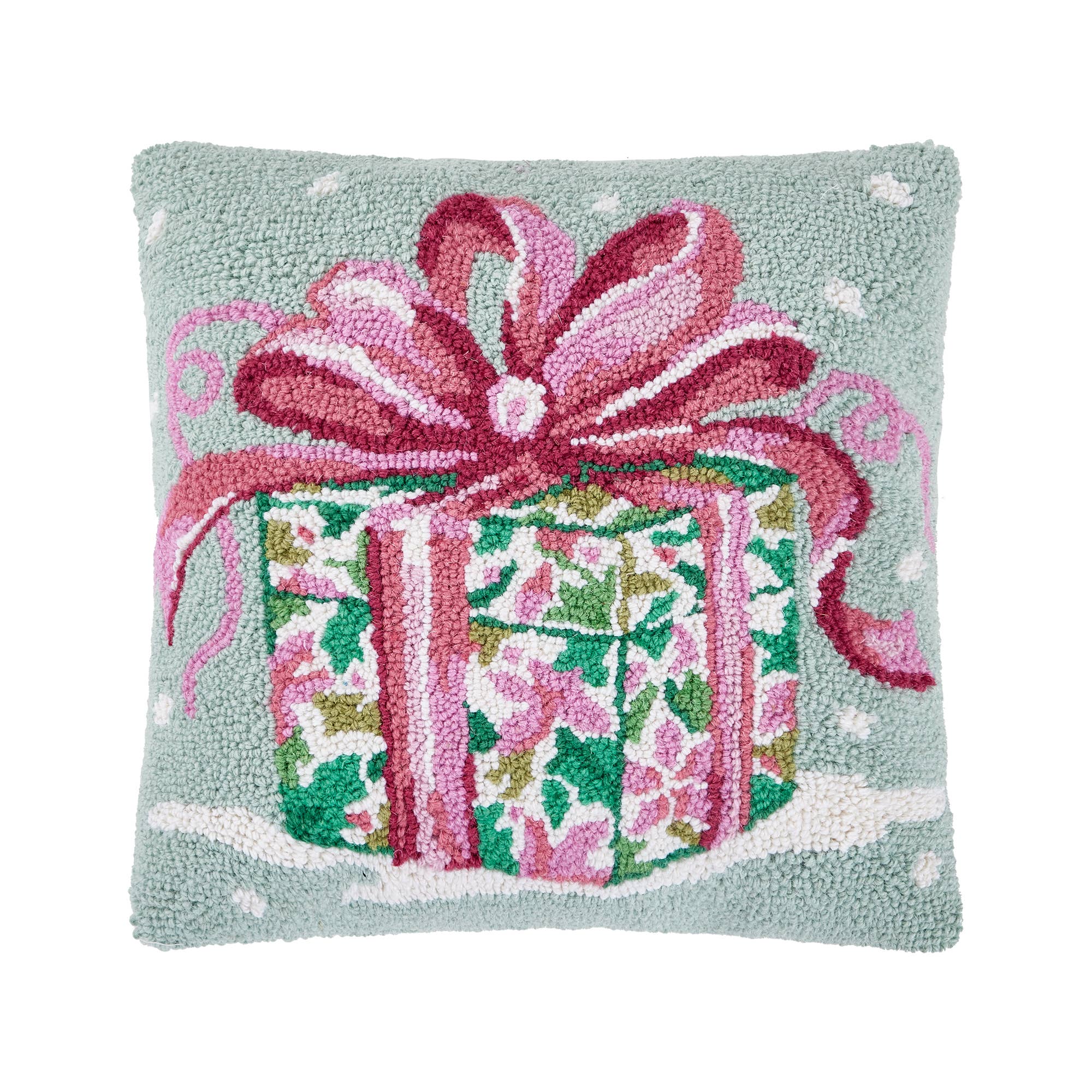 Pink Present Hook Pillow