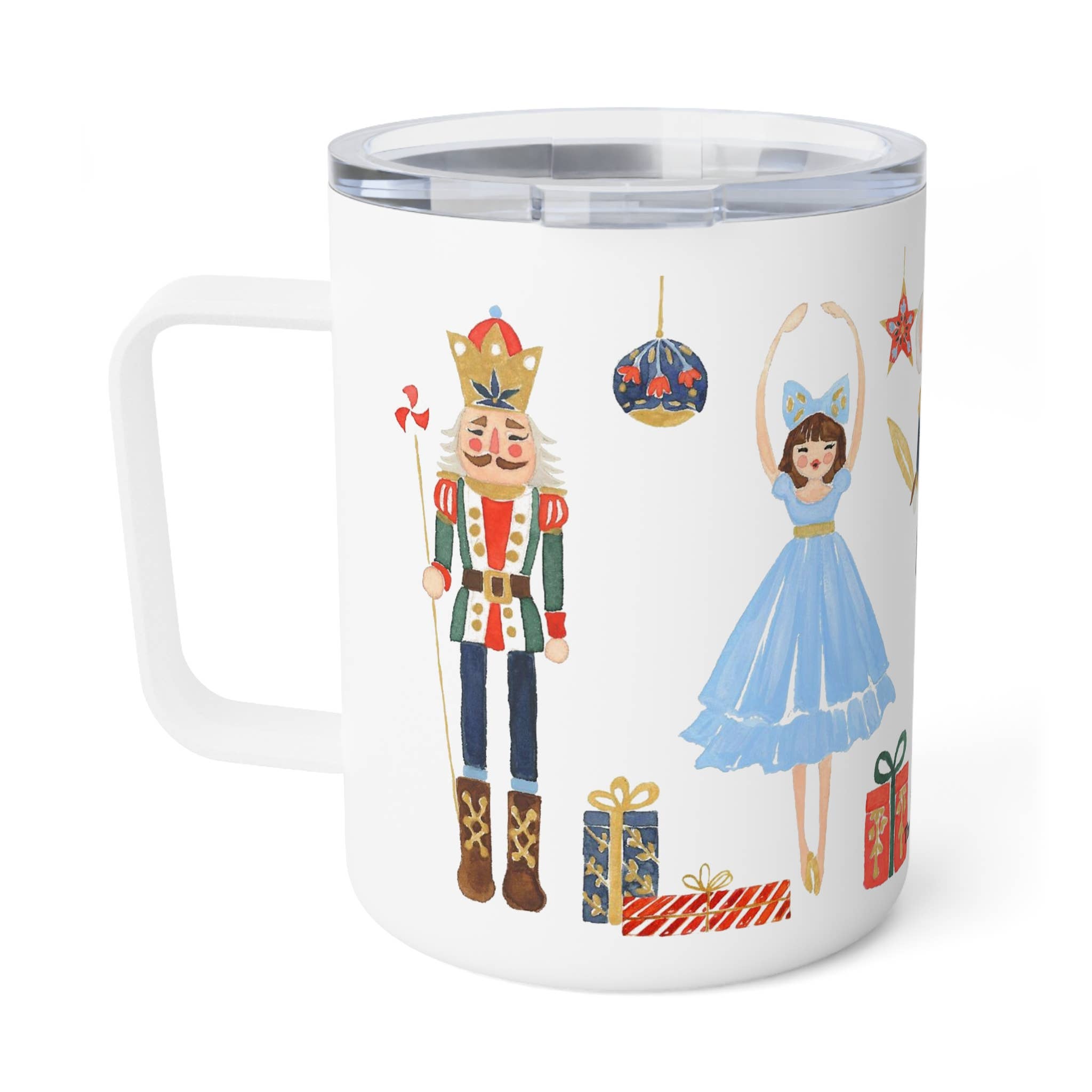 Nutcracker Sweet Christmas Insulated Travel Mug