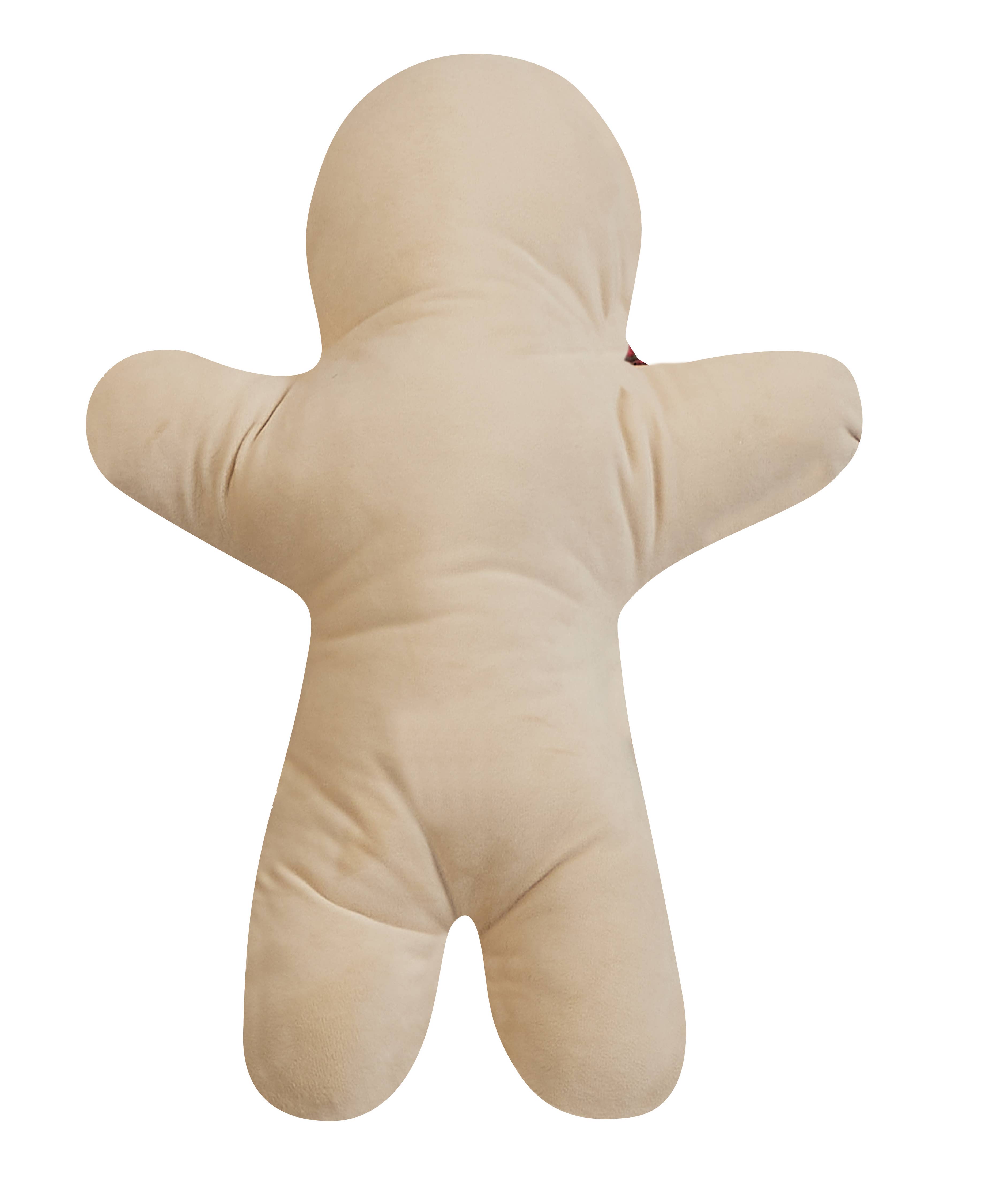 Shaped Gingerbread Man Hook Pillow