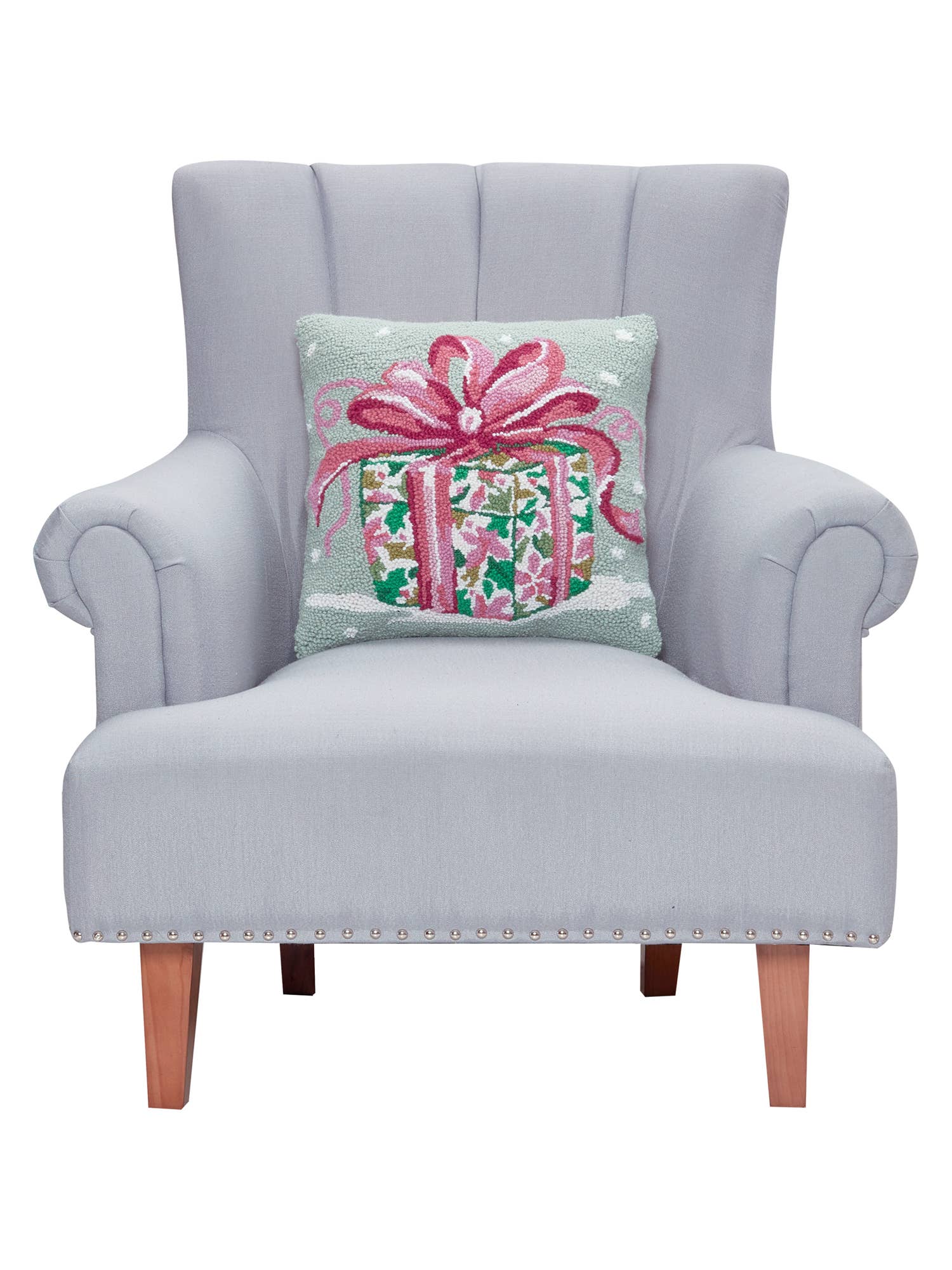 Pink Present Hook Pillow