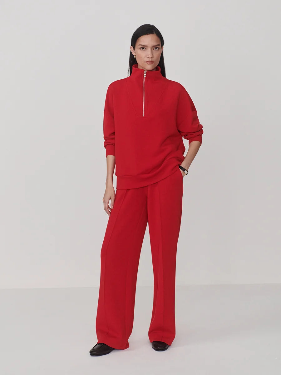 The Wide Leg Pant (30") - Red Marl | Varley