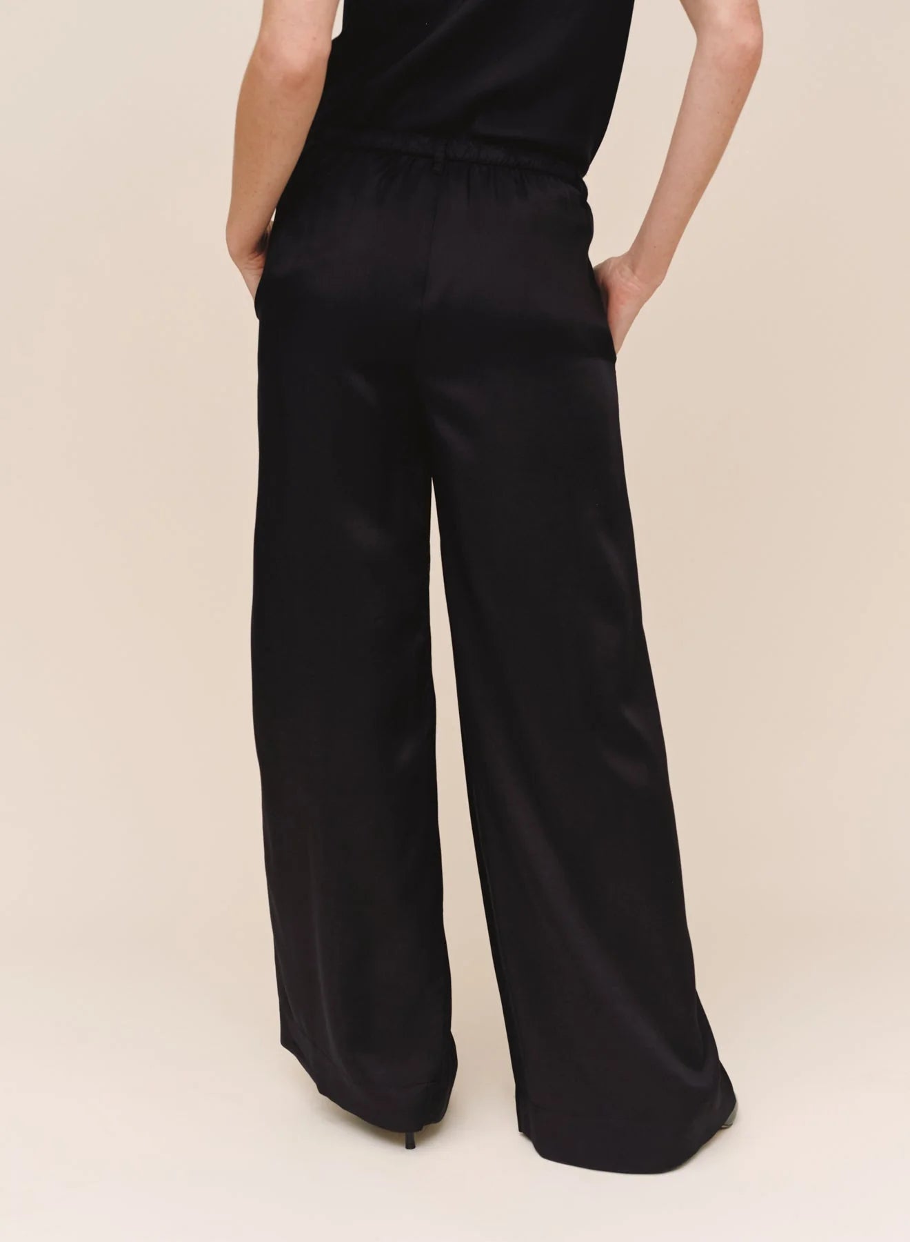 Double Pleat Wide Leg With Elastic Back | Bella Dahl