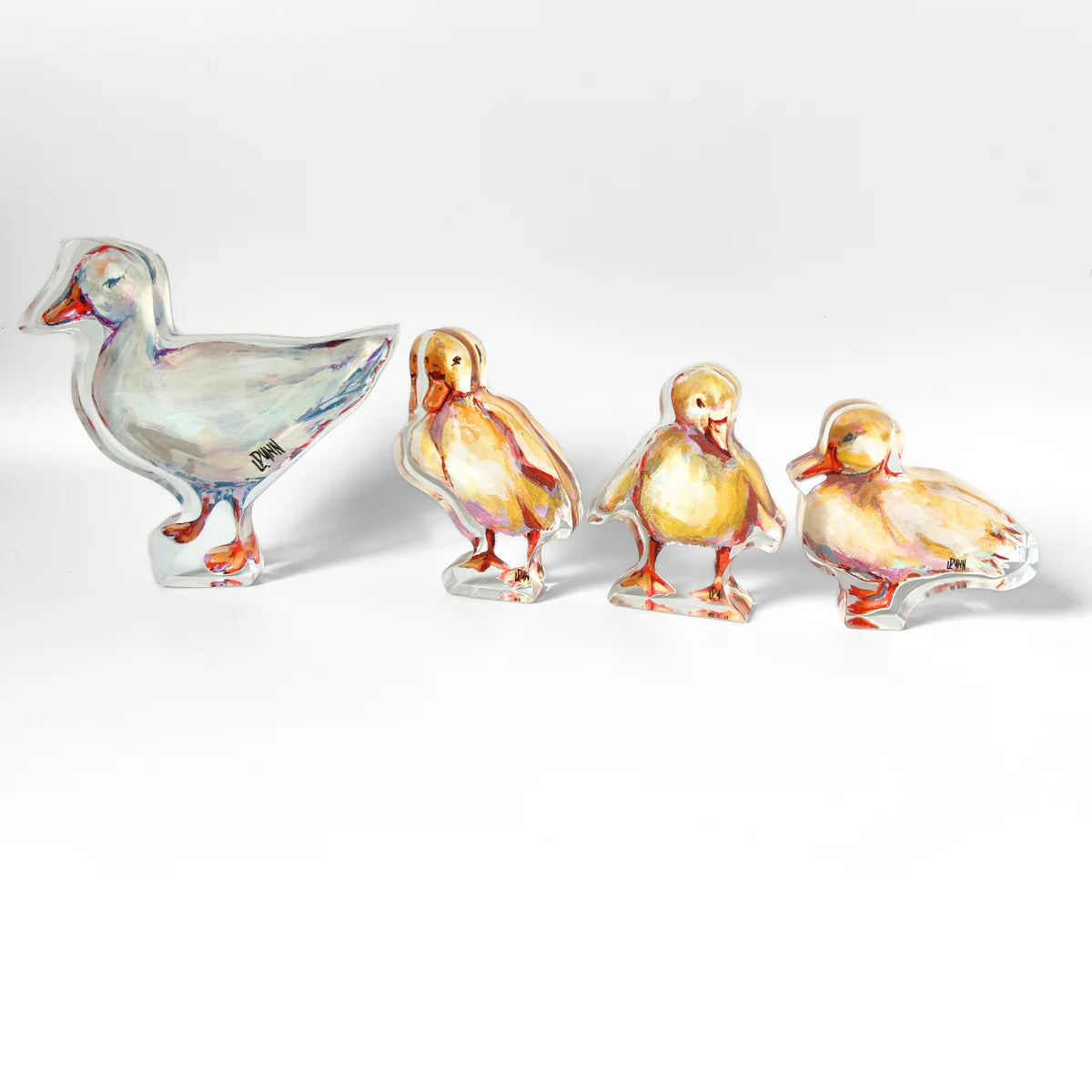 Mama Duck + Ducklings Acrylic Collection | Lauren Dunn