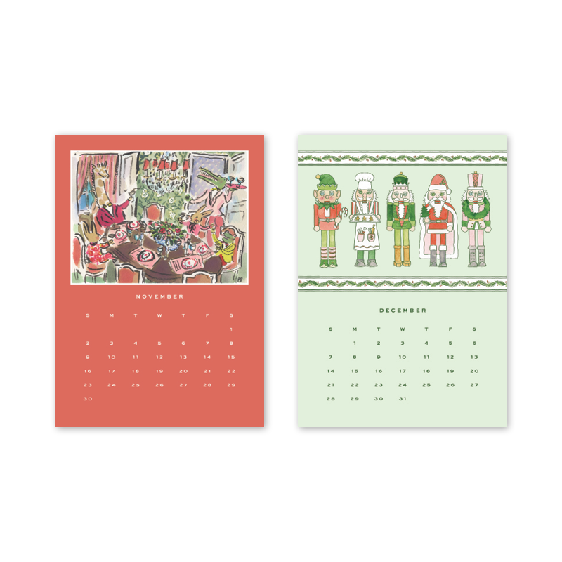 2025 Desktop Calendar with Easel | Dogwood Hill